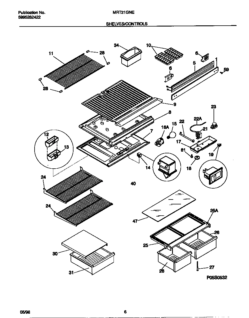 04 - SHELVES/CONTROLS