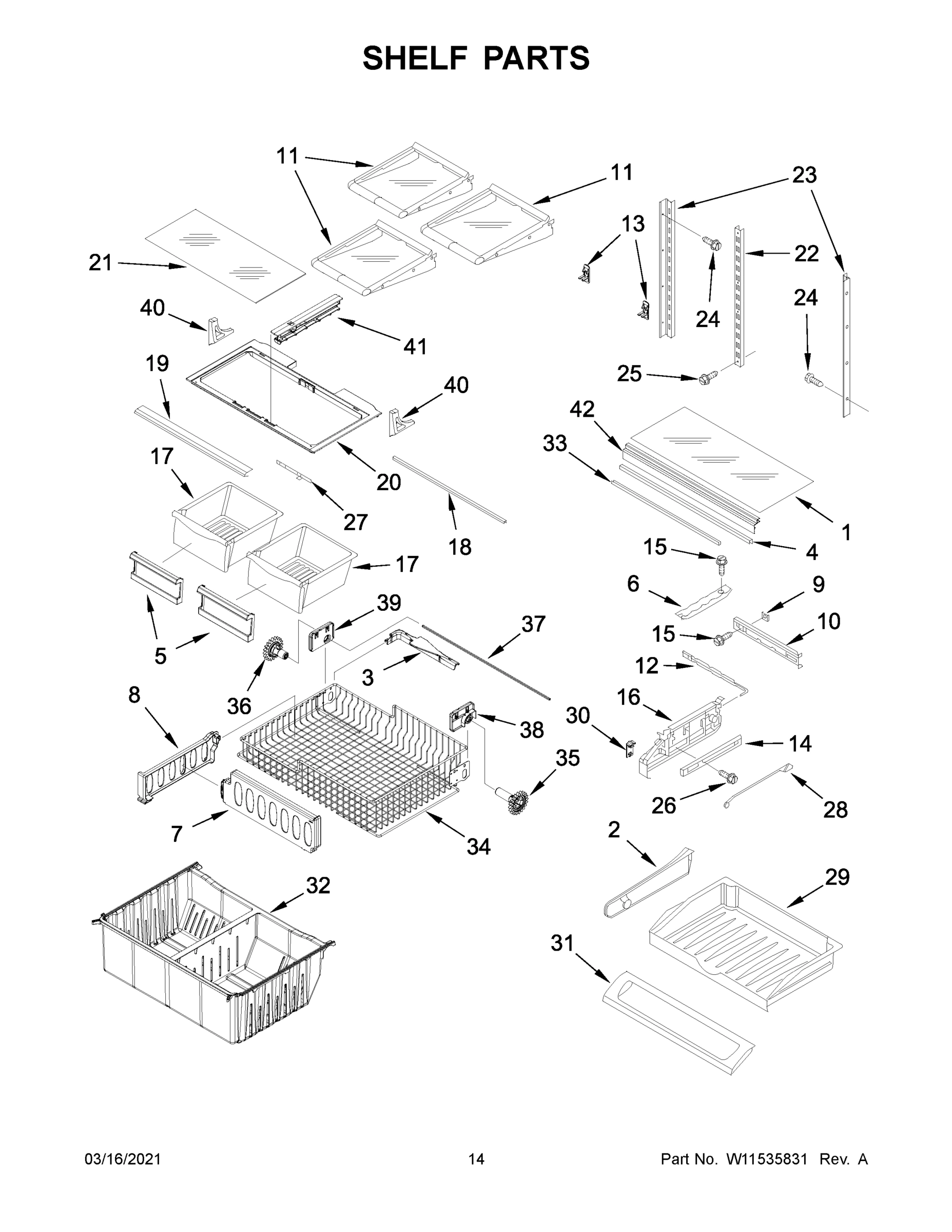 08 - SHELF PARTS