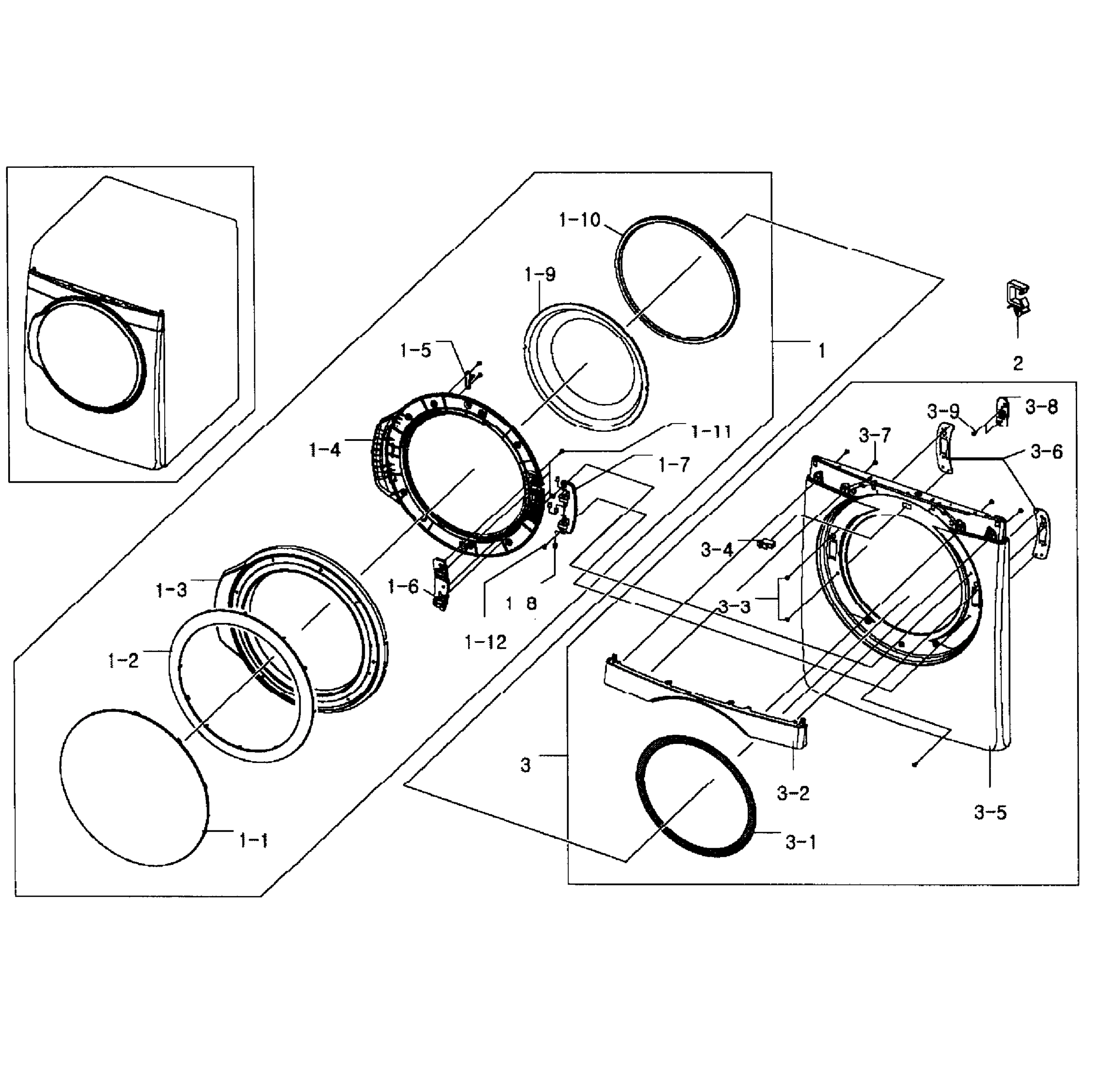 Front/Door Assembly