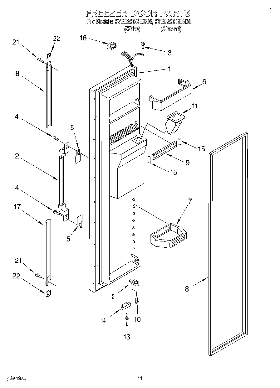 08 - FREEZER DOOR