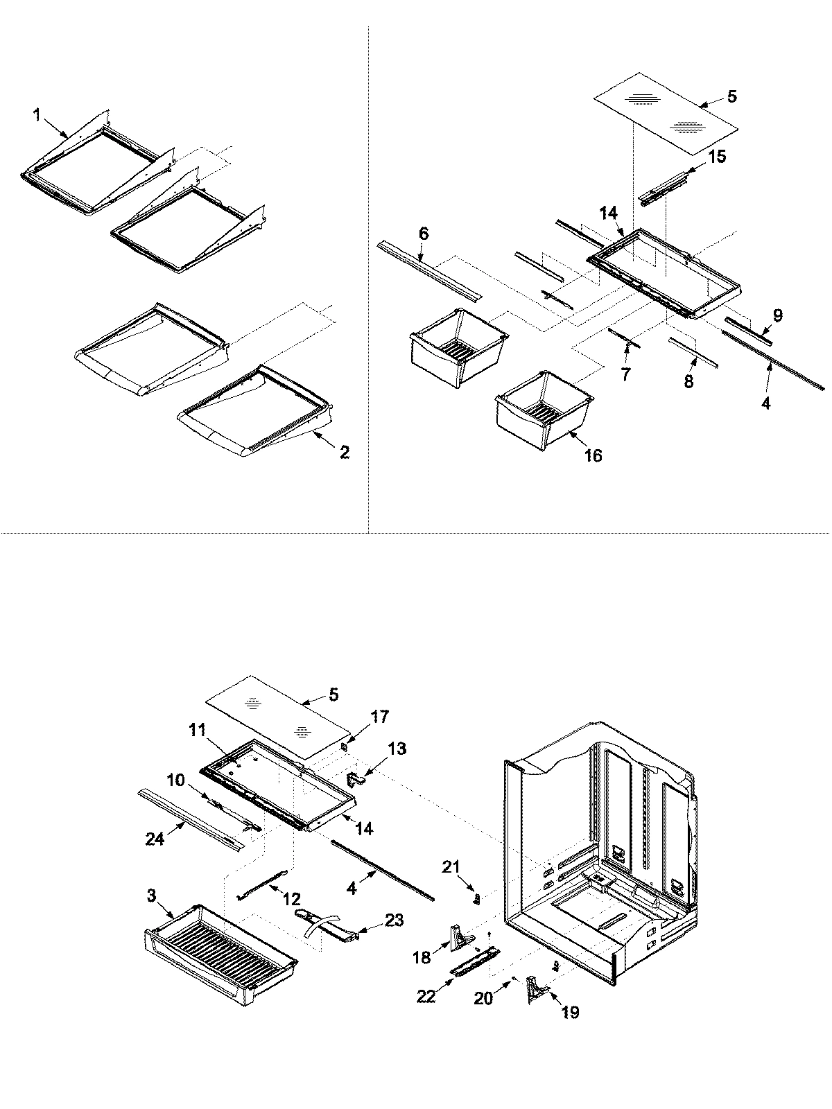 09 - REFRIGERATOR SHELVING