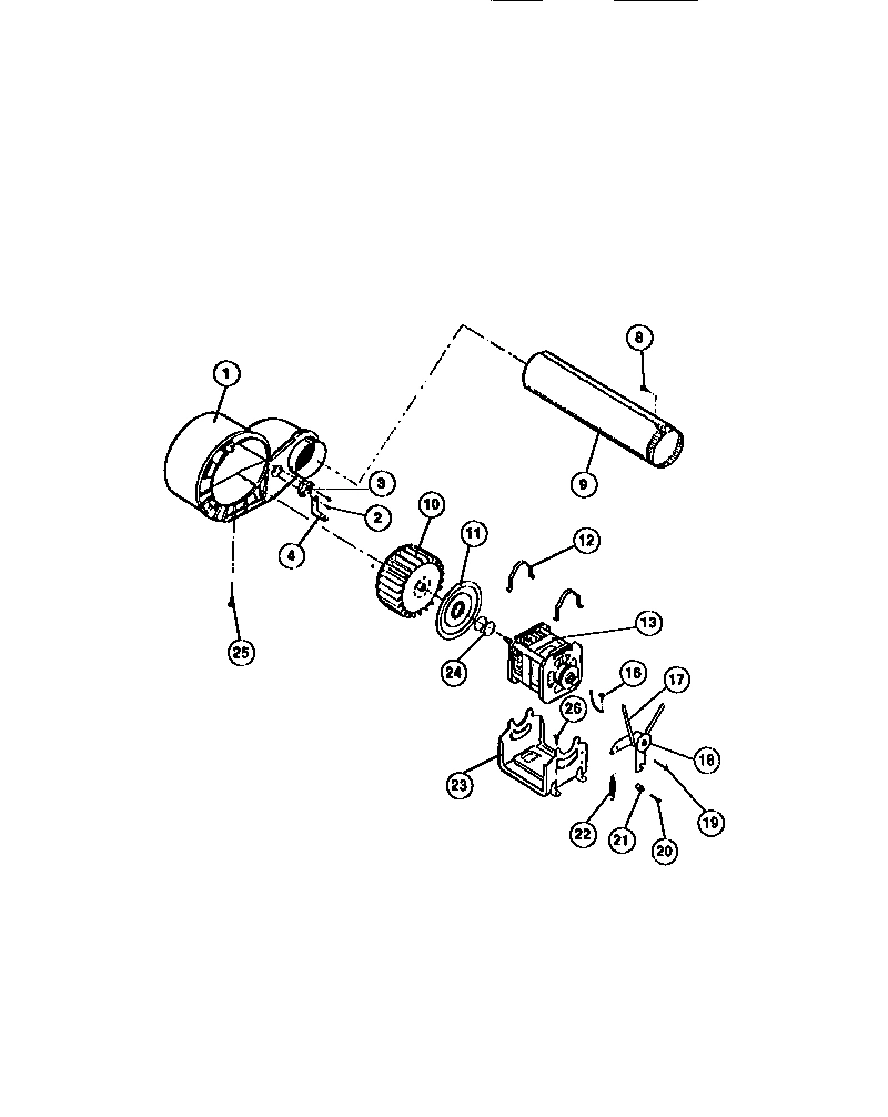 05 - MOTOR, FAN HOUSING, EXHAUST DUCT