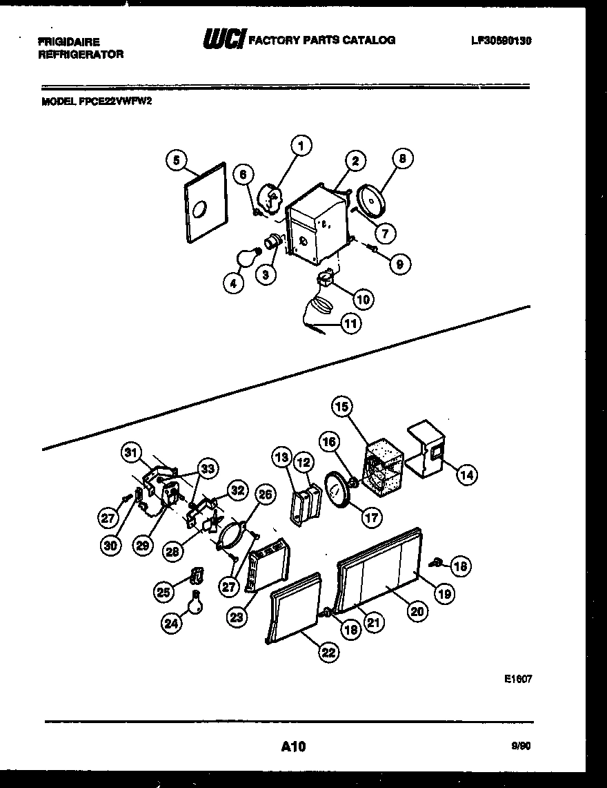 06 - REFRIGERATOR CONTROL ASSEMBLY, DAMP