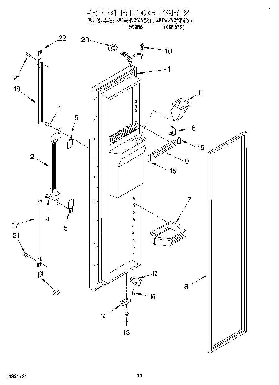 07 - FREEZER DOOR