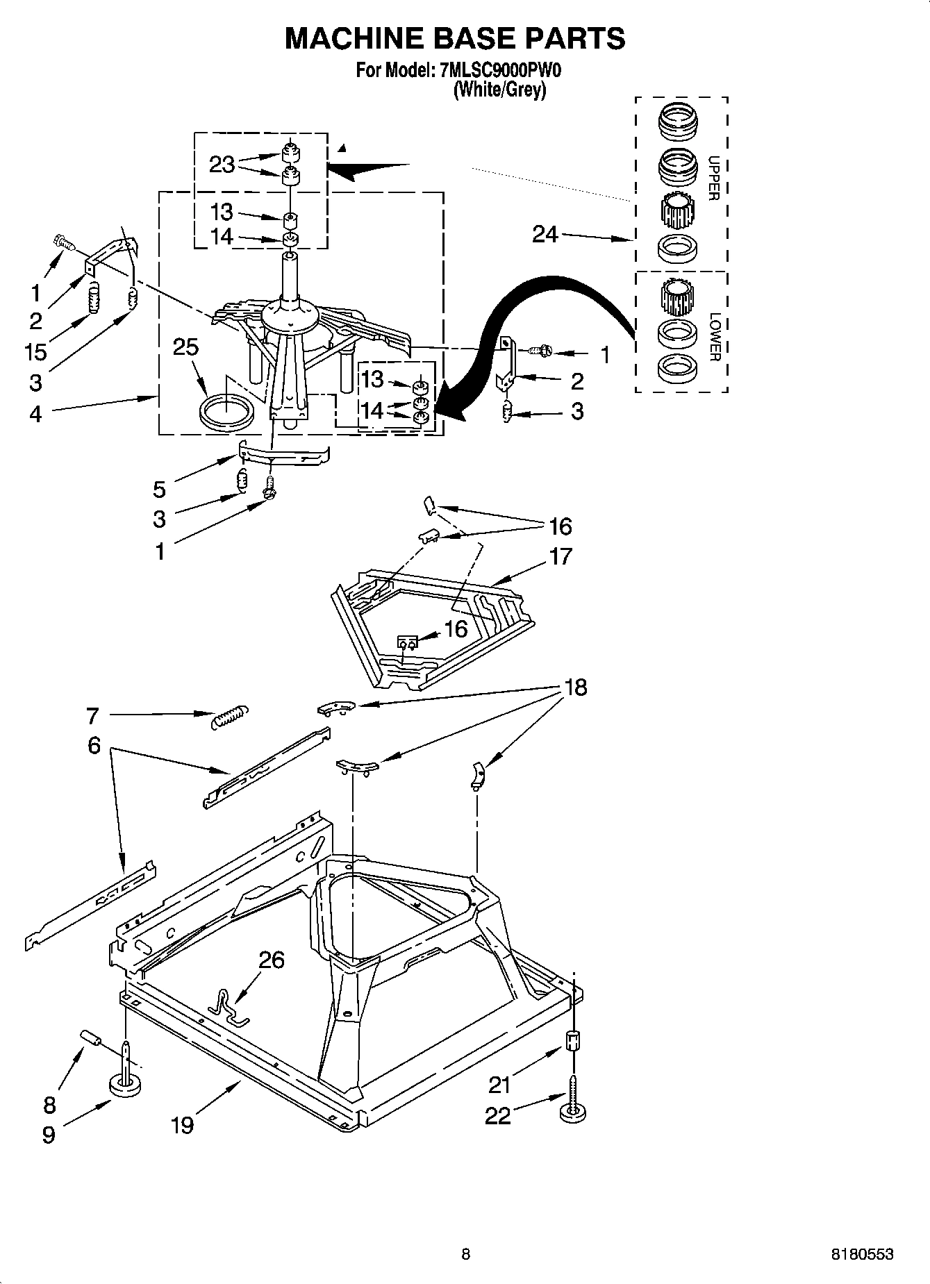 05 - MACHINE BASE PARTS