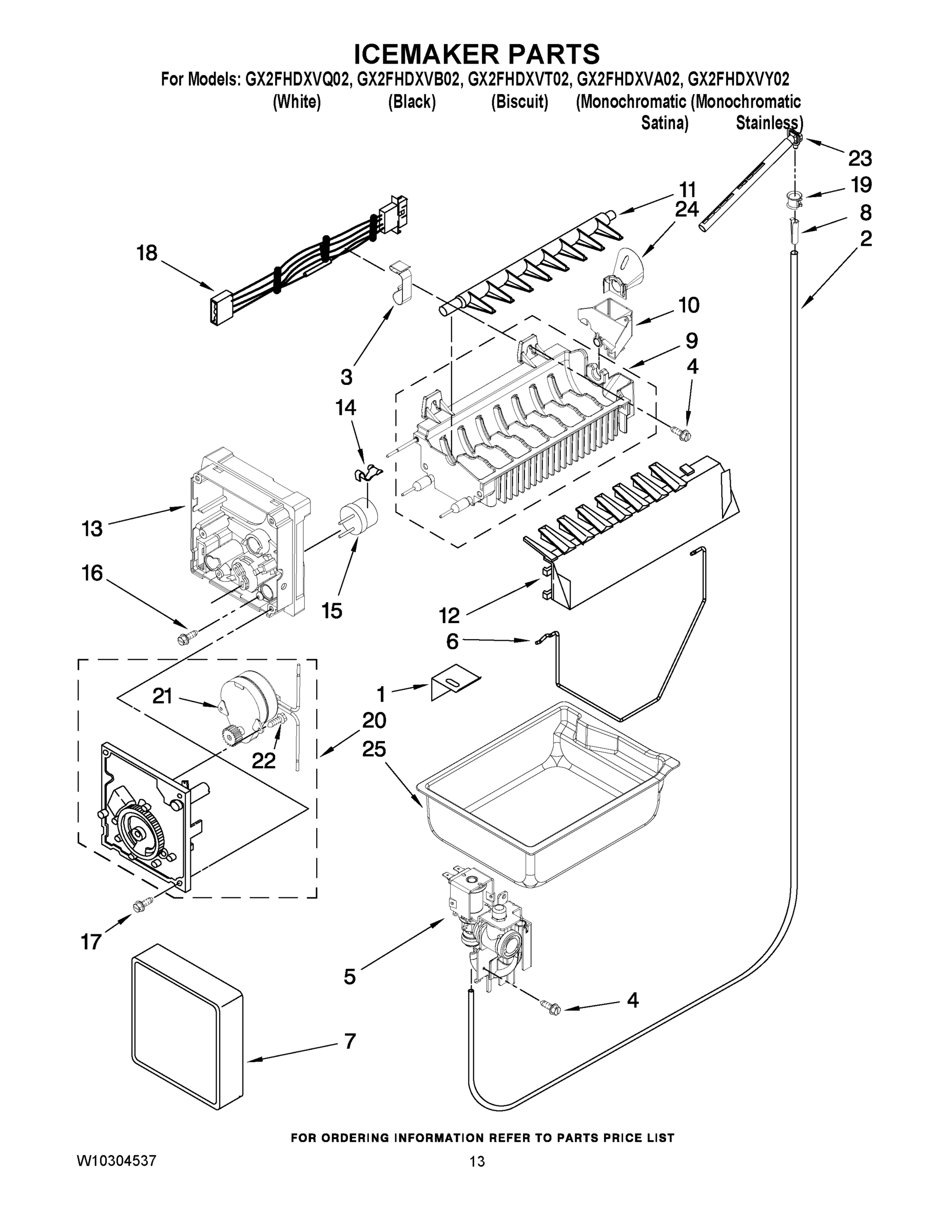 08 - ICEMAKER PARTS