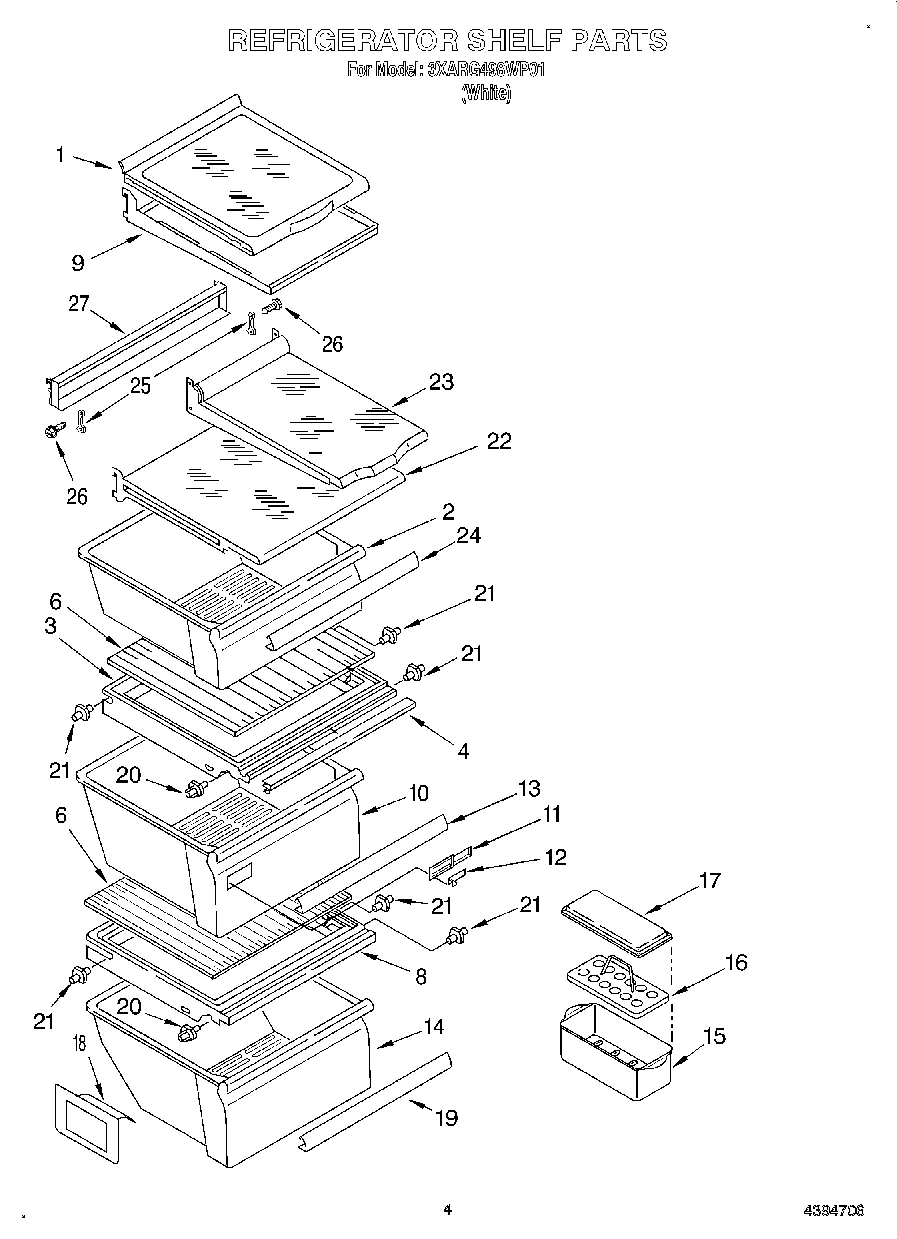03 - REFRIGERATOR SHELF
