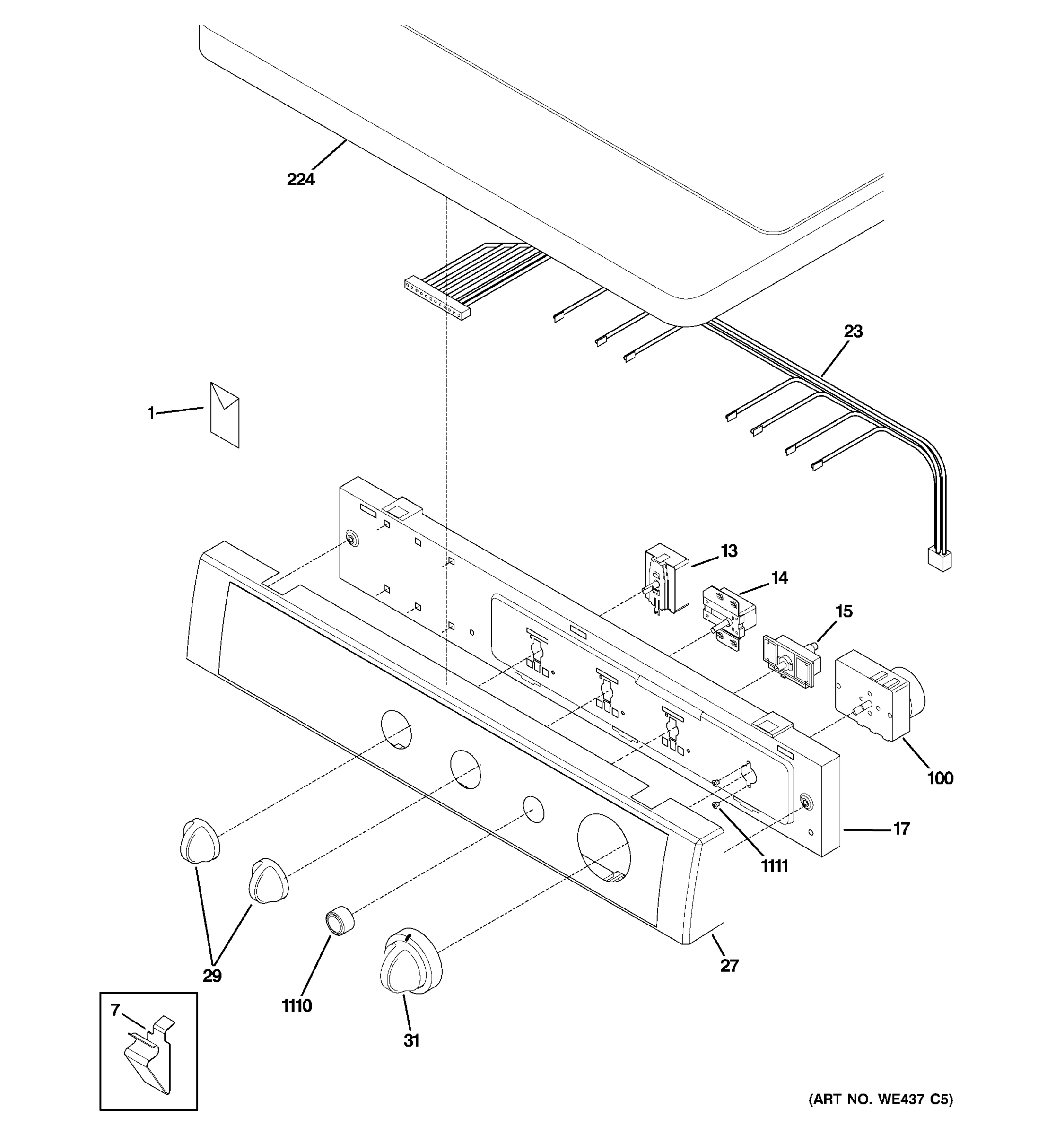 CONTROLS & TOP PANEL