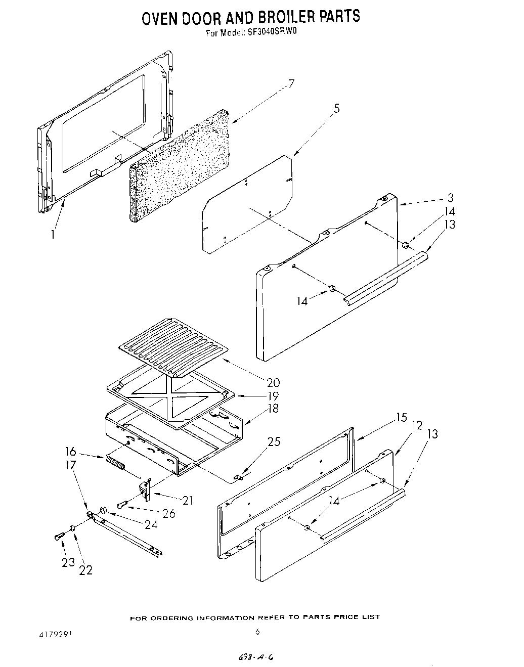 05 - OVEN DOOR AND BROILER
