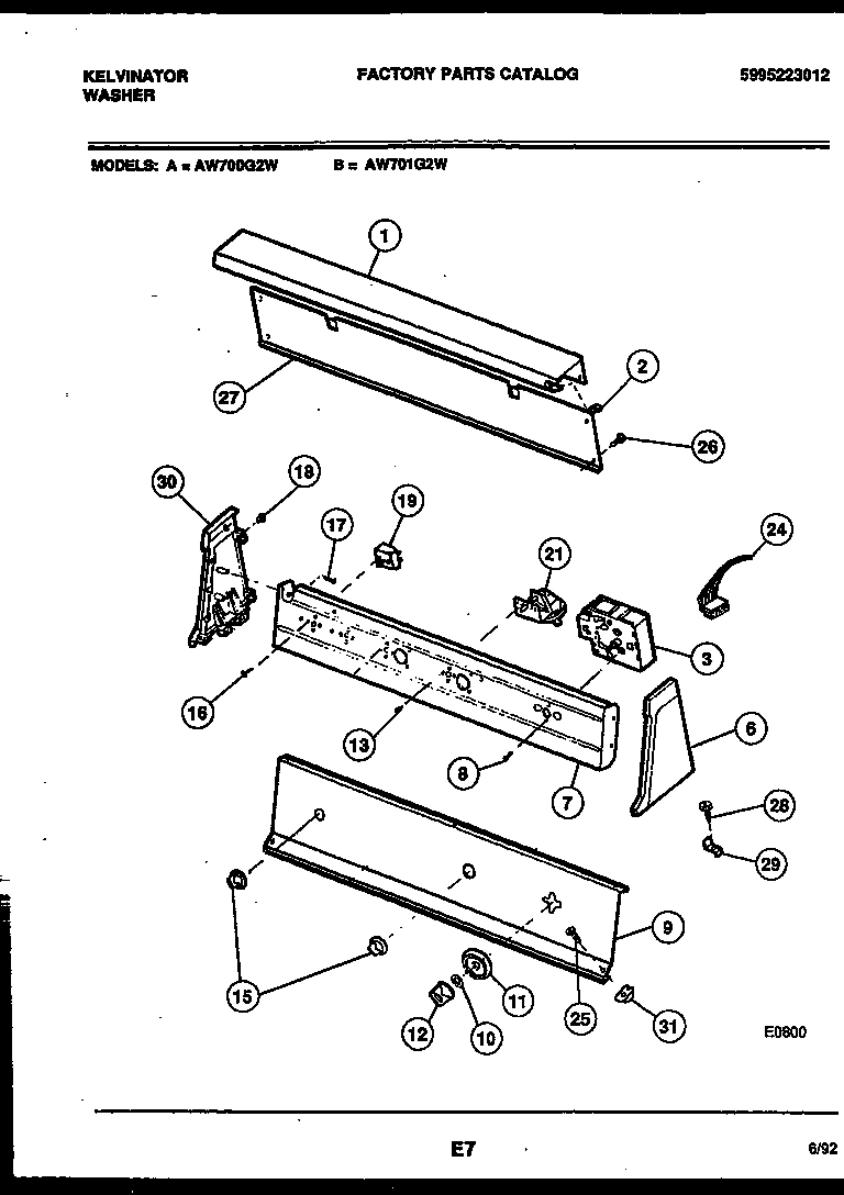 05 - CONSOLE AND CONTROL PARTS