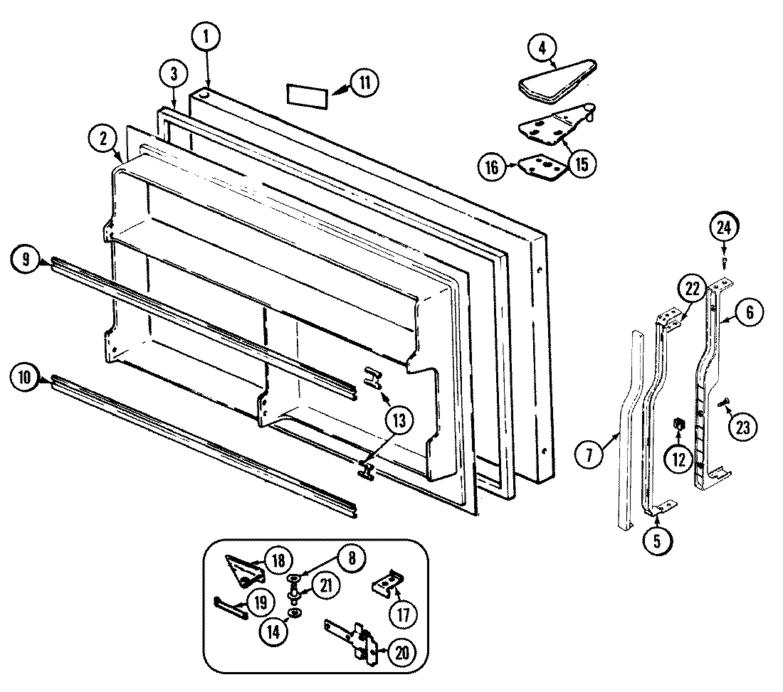 03 - FREEZER DOOR