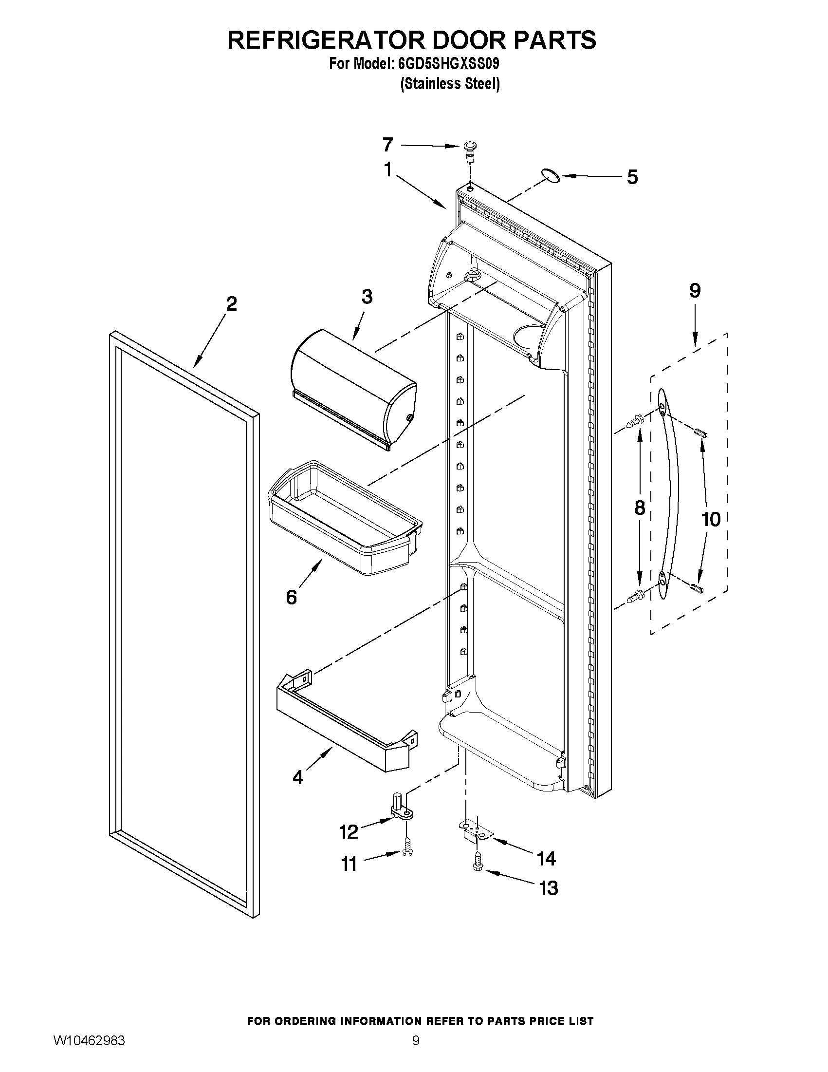 06 - REFRIGERATOR DOOR PARTS
