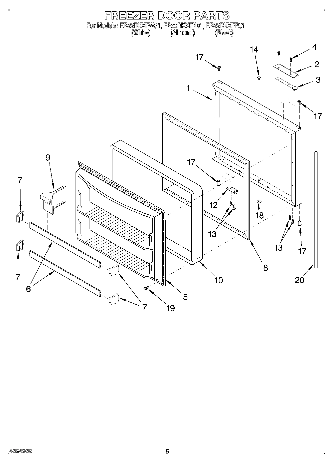 03 - FREEZER DOOR