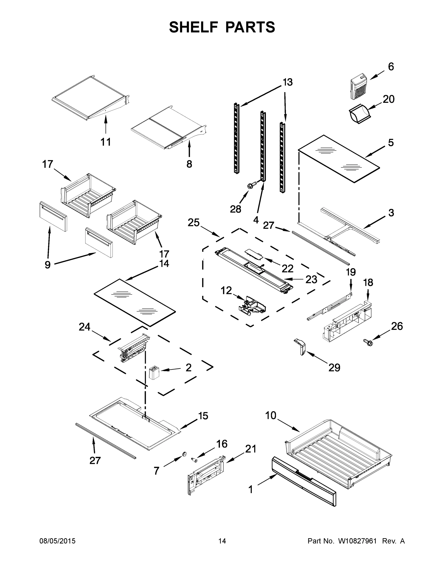 08 - SHELF PARTS