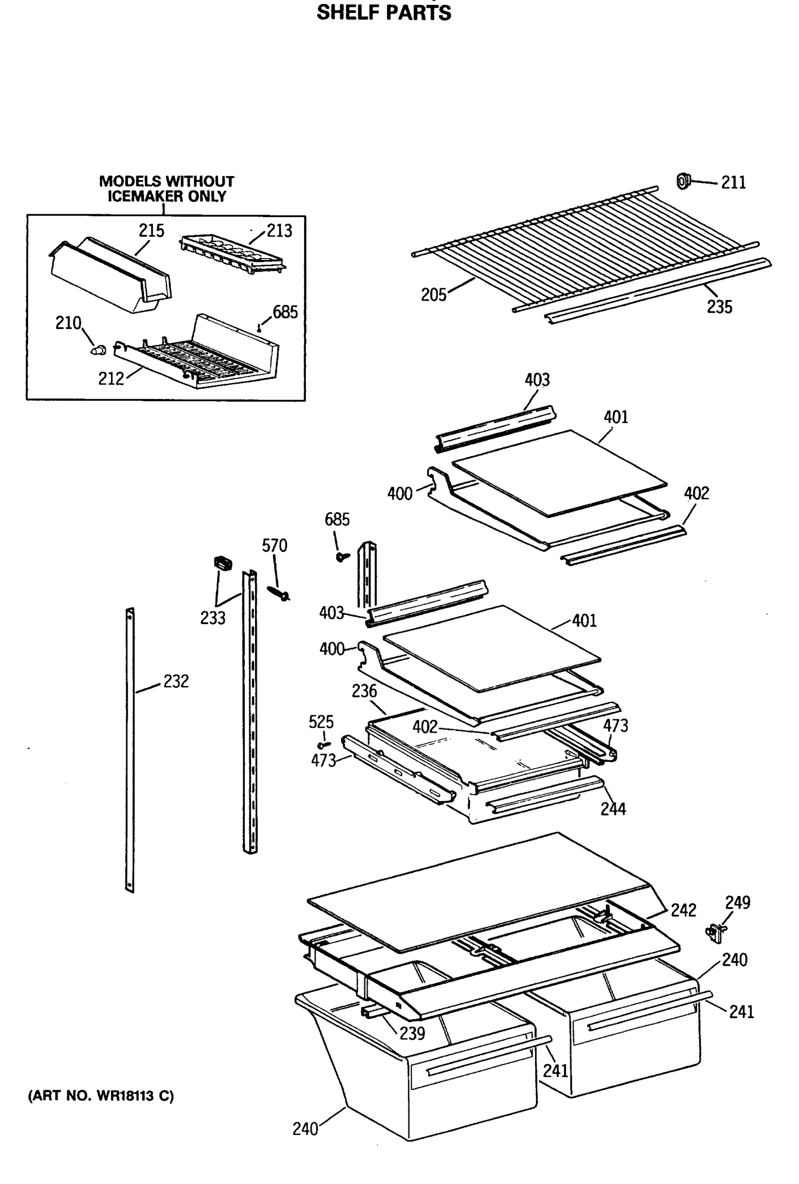 SHELF PARTS