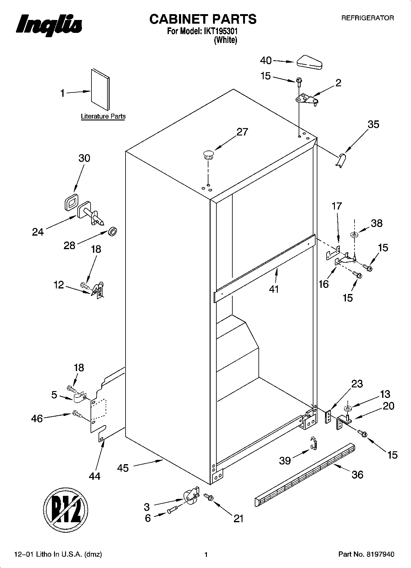 01 - CABINET PARTS
