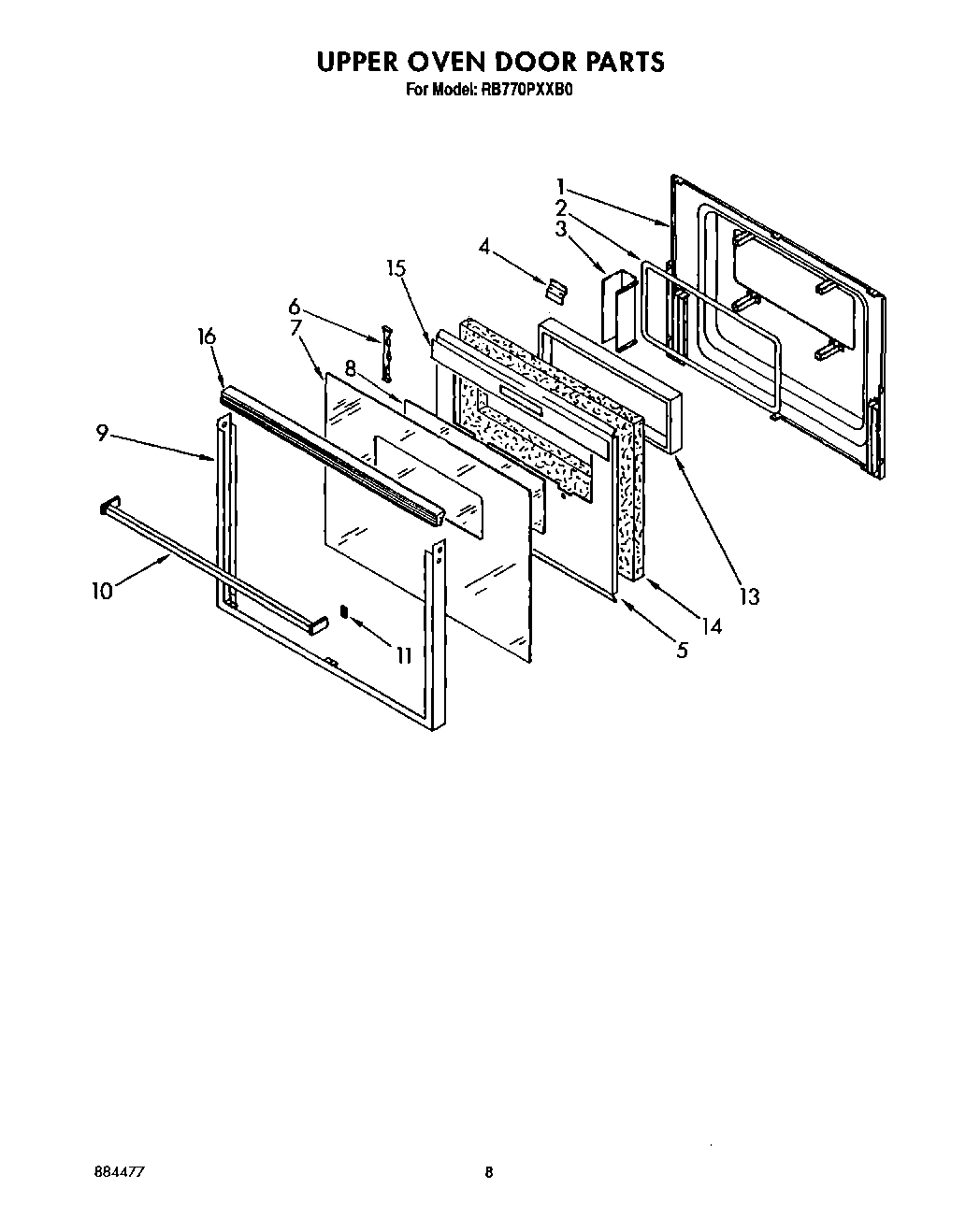 05 - UPPER OVEN DOOR