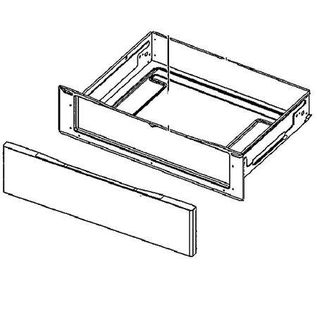DG94-01248A Samsung Drawer Assembly Black NE5