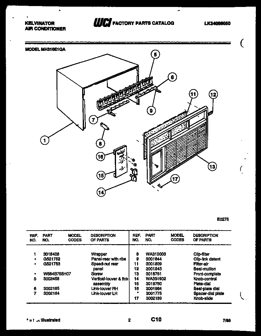 02 - CABINET PARTS