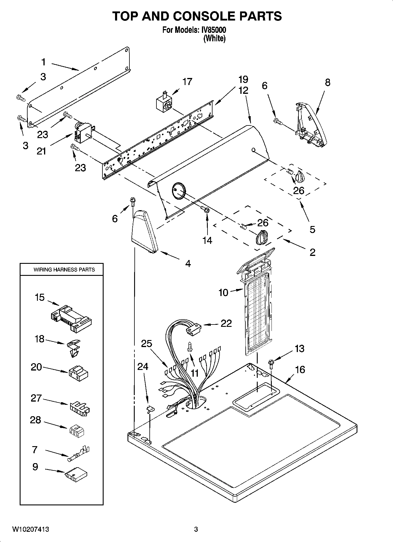 02 - TOP AND CONSOLE PARTS
