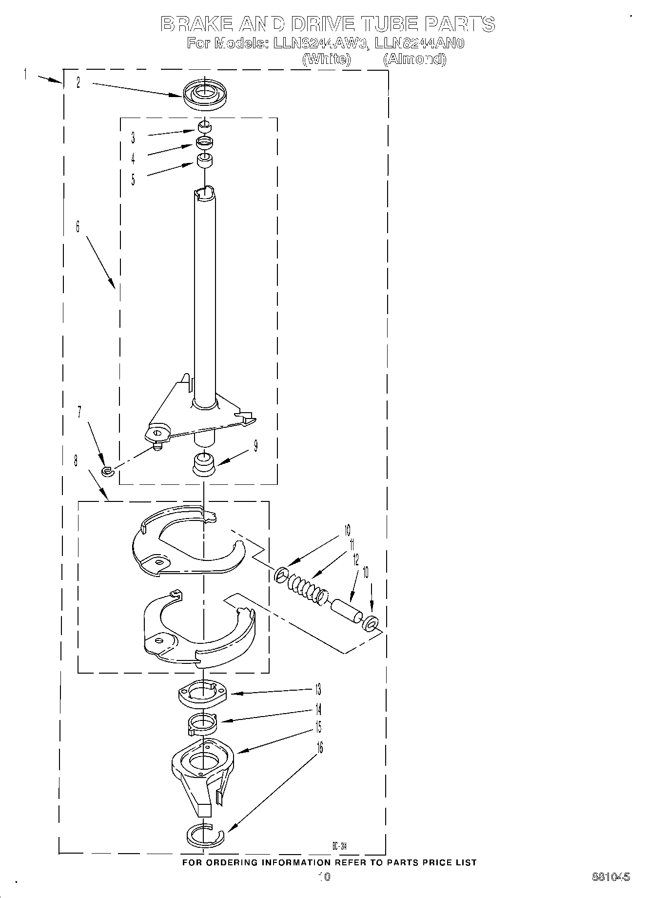 08 - BRAKE AND DRIVE TUBE