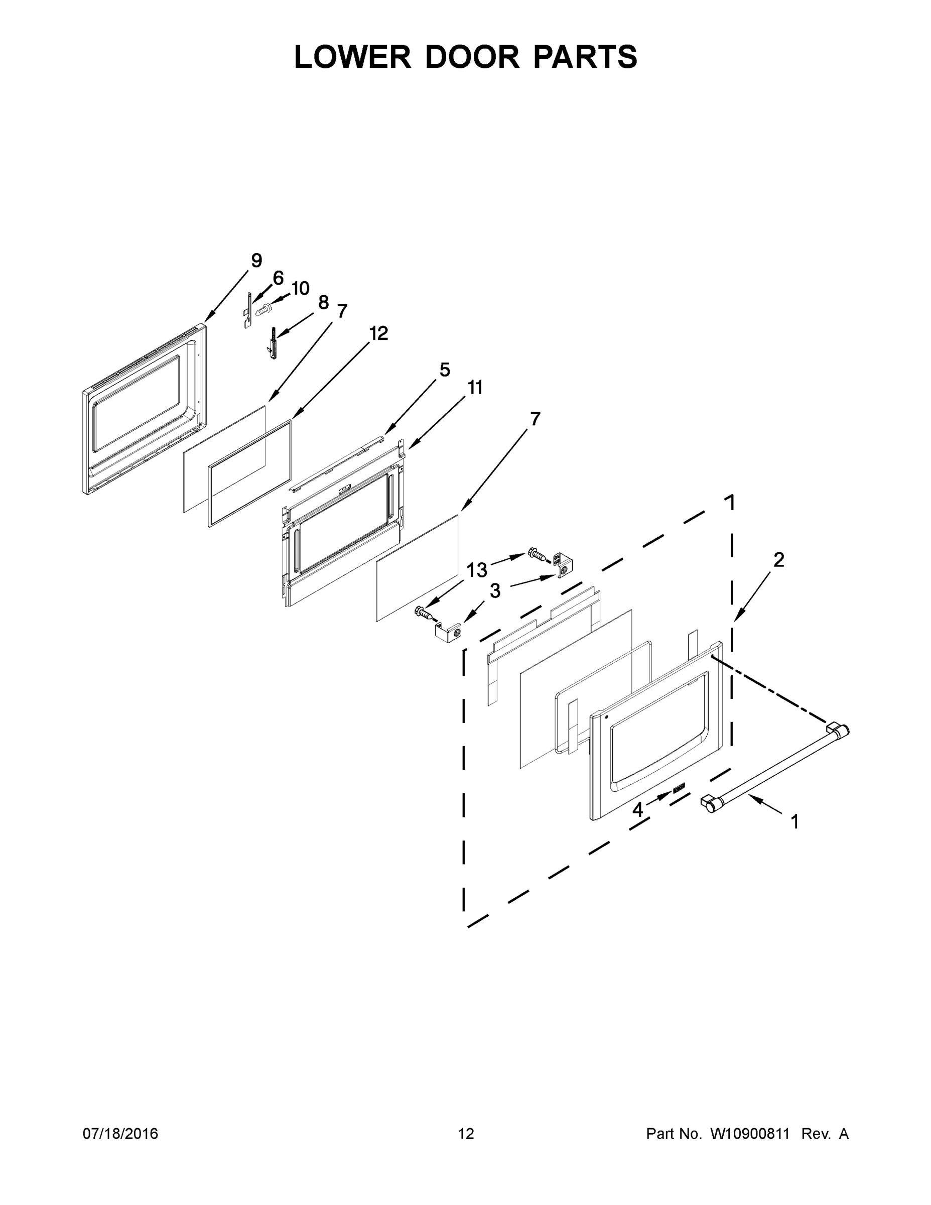 07 - LOWER DOOR PARTS