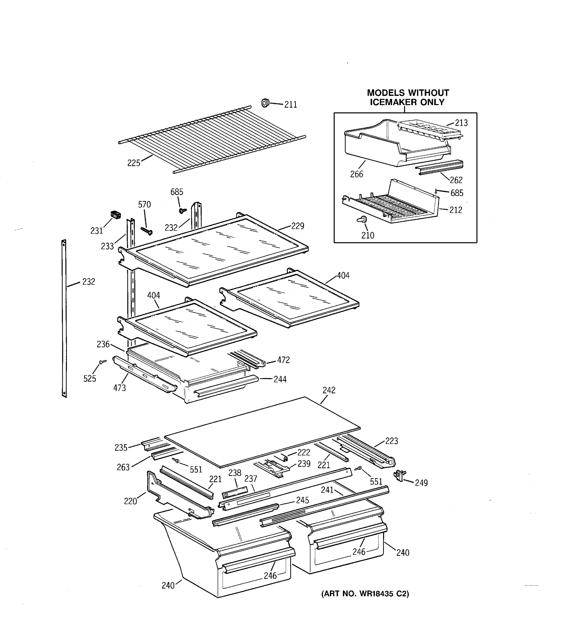 SHELF PARTS