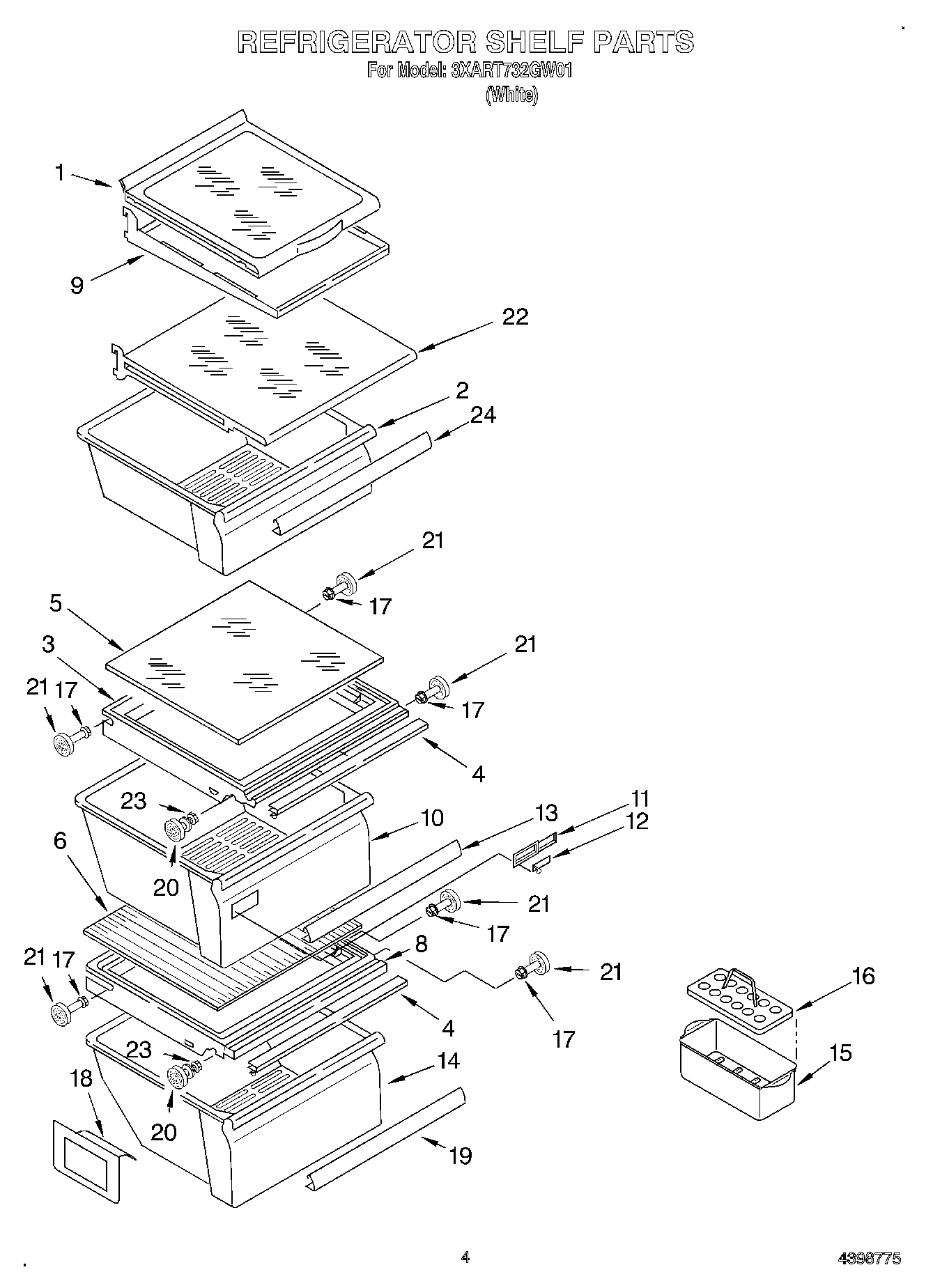 03 - REFRIGERATOR SHELF