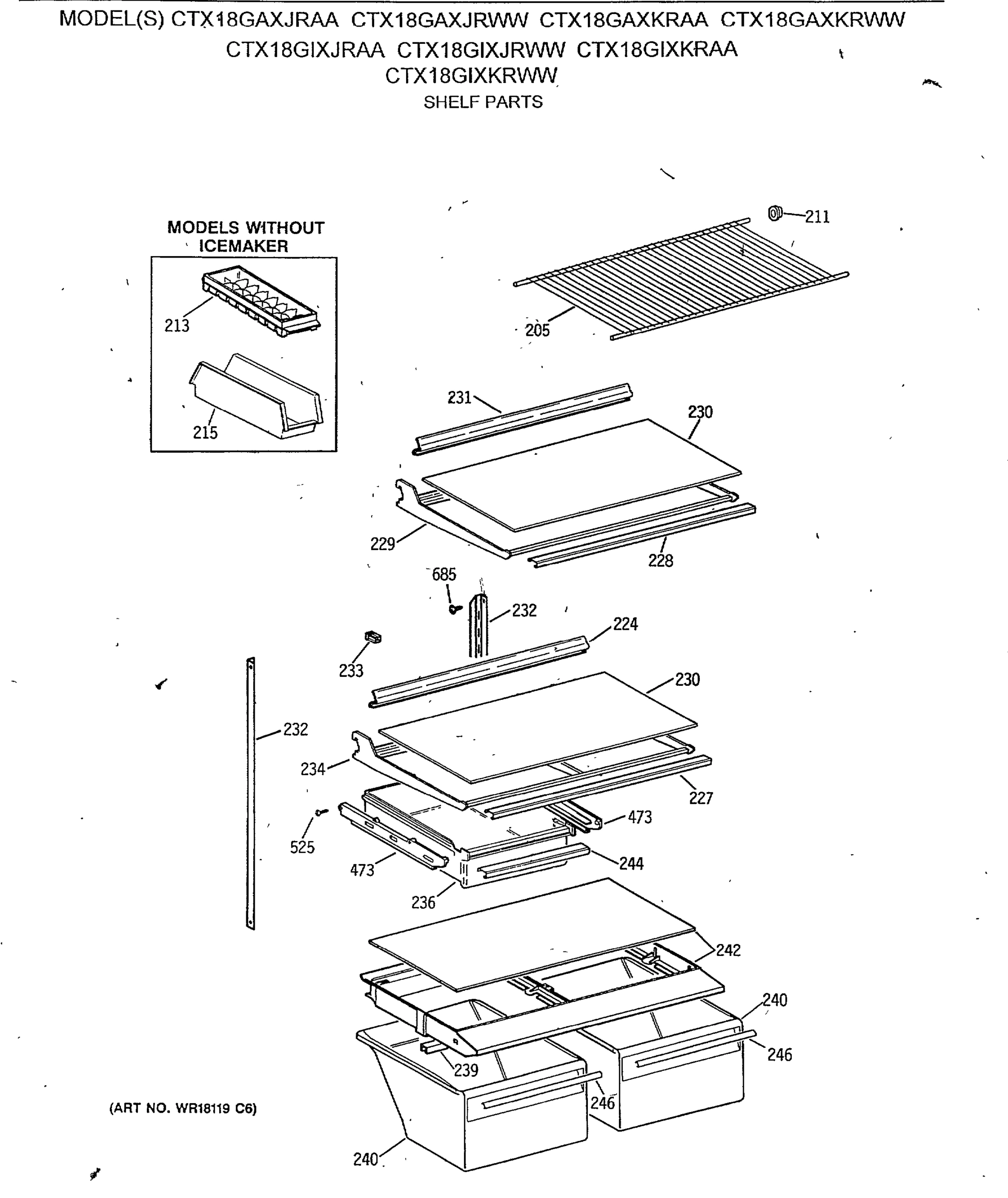 SHELF PARTS