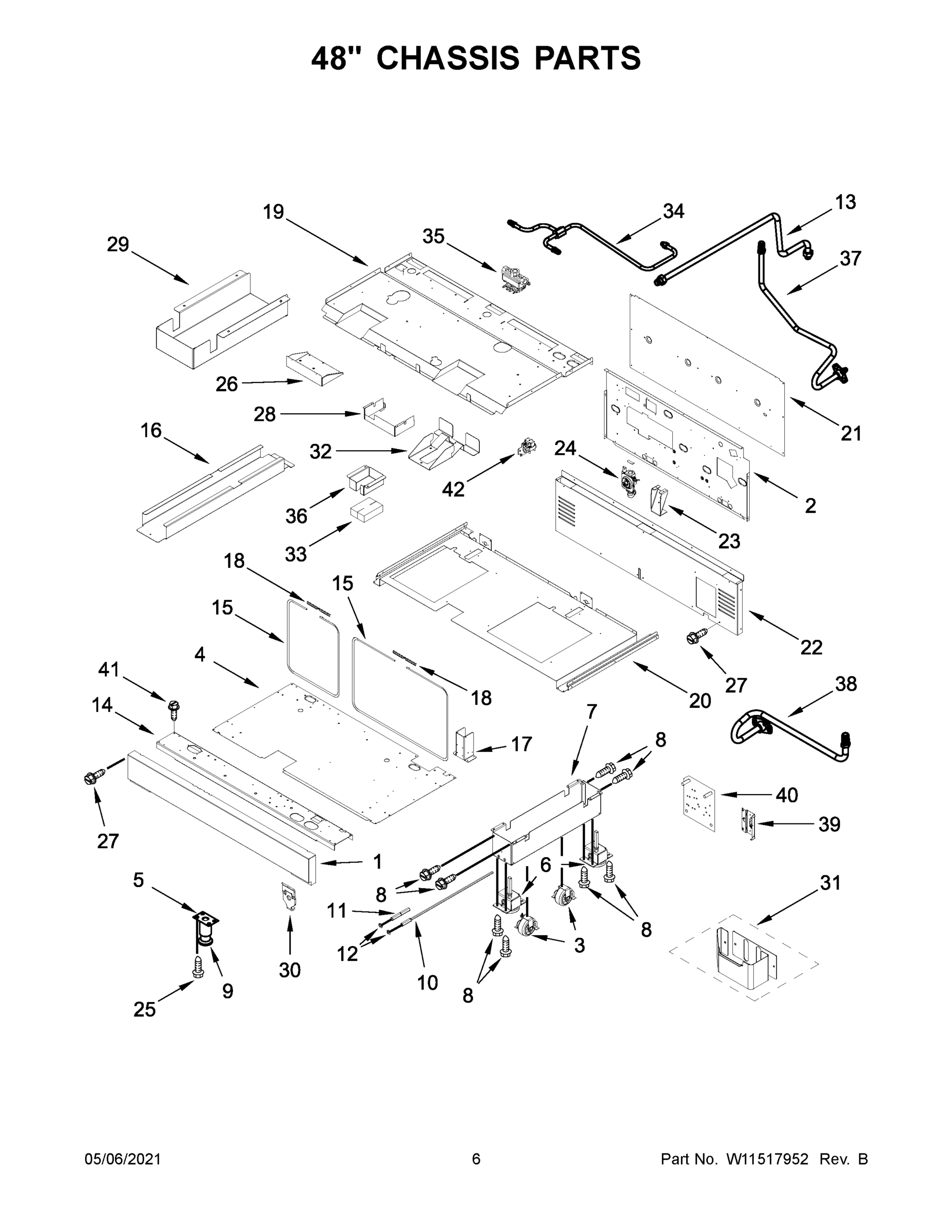 04 - 48" CHASSIS PARTS