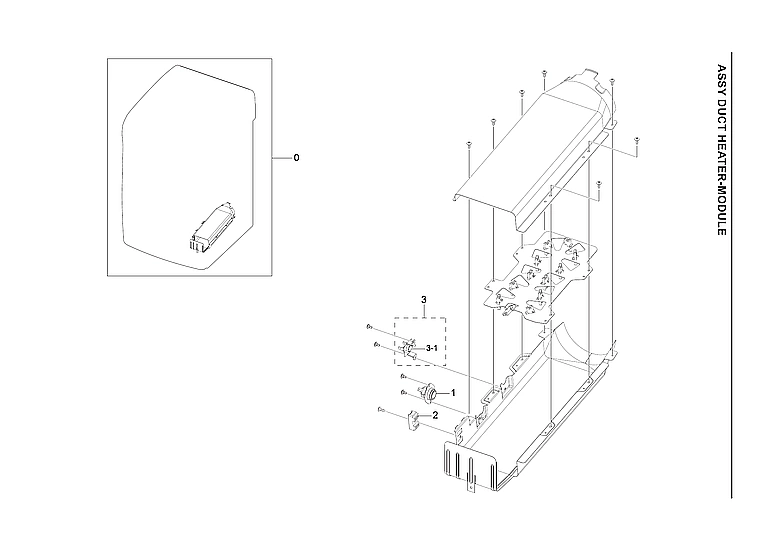 Heater-Module Duct Assembly