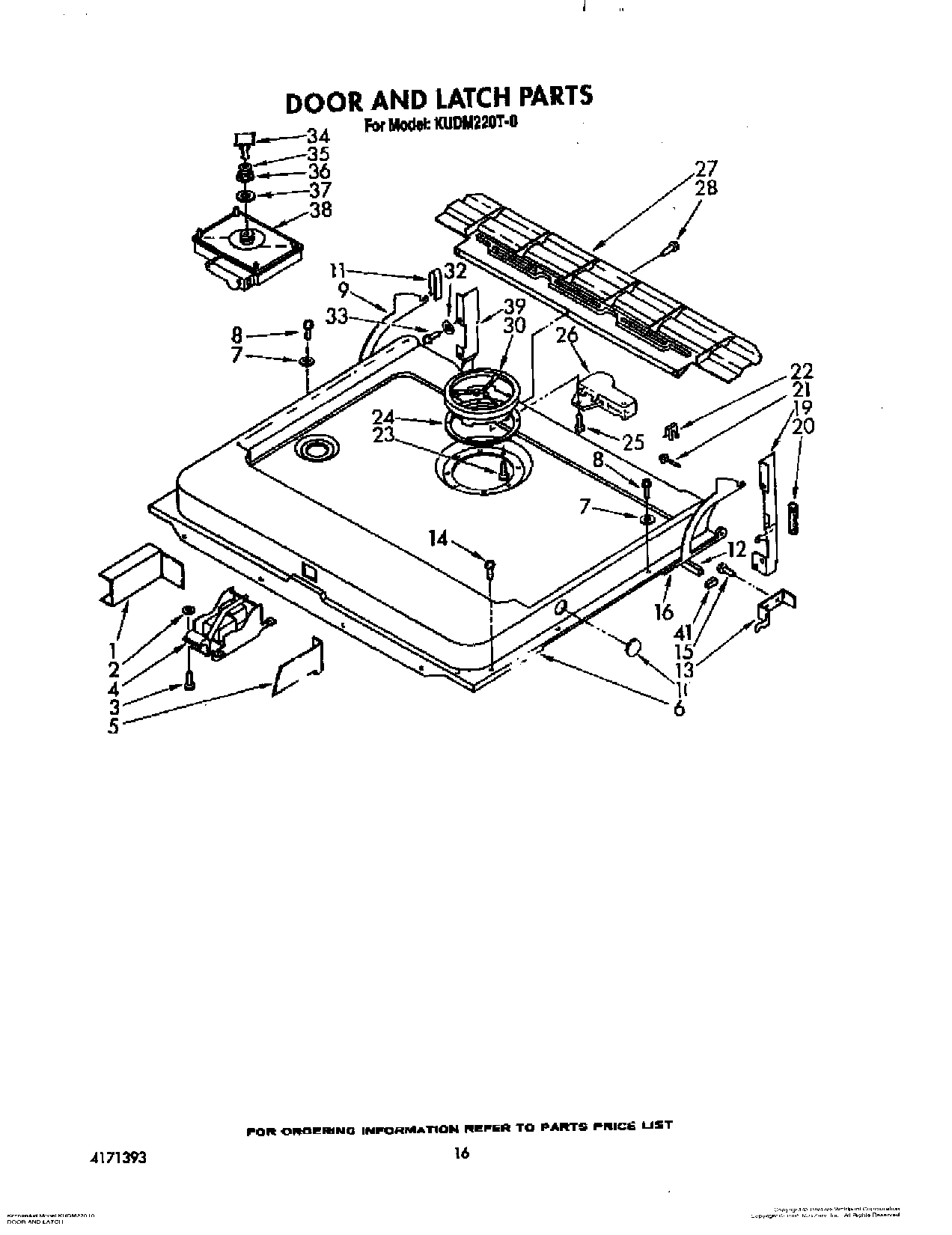 13 - DOOR AND LATCH