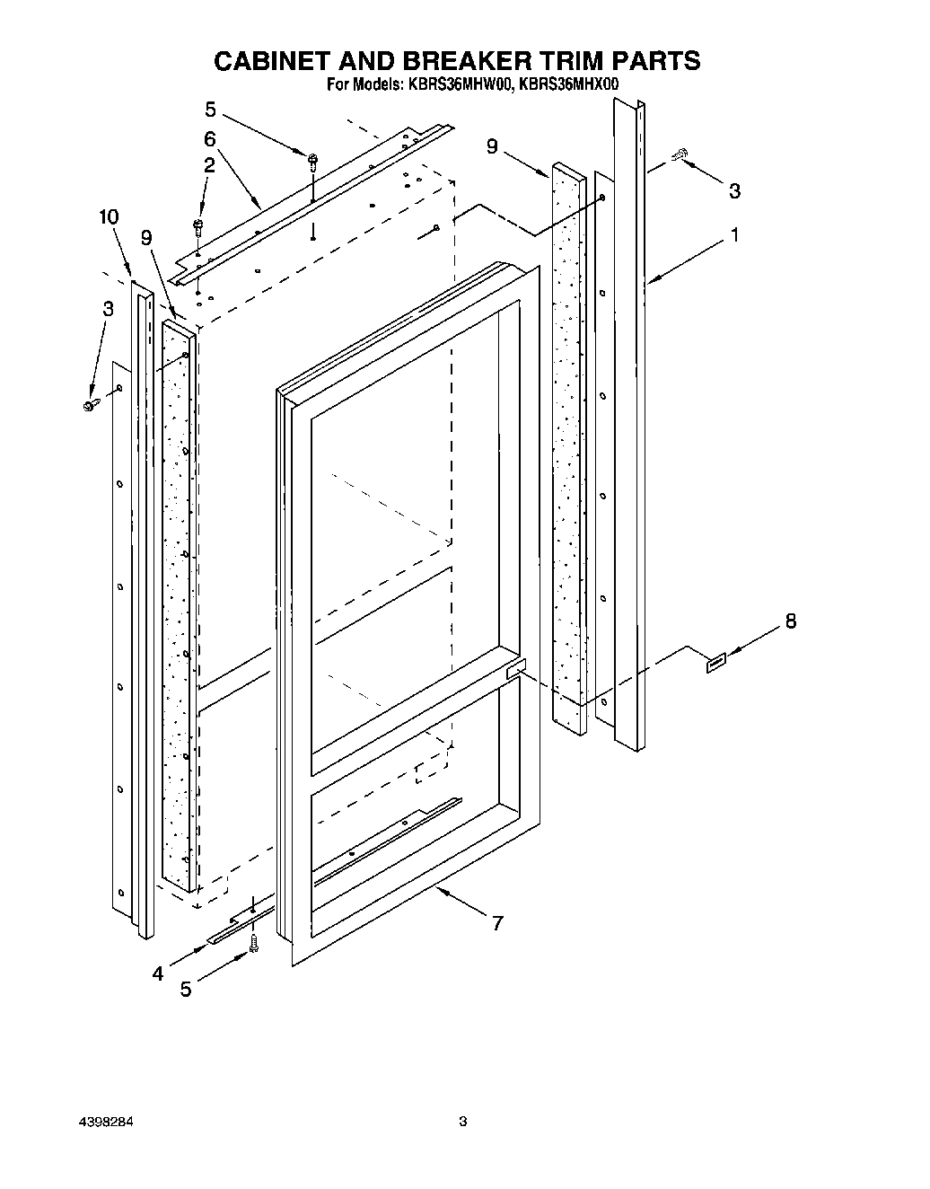 02 - CABINET AND BREAKER TRIM