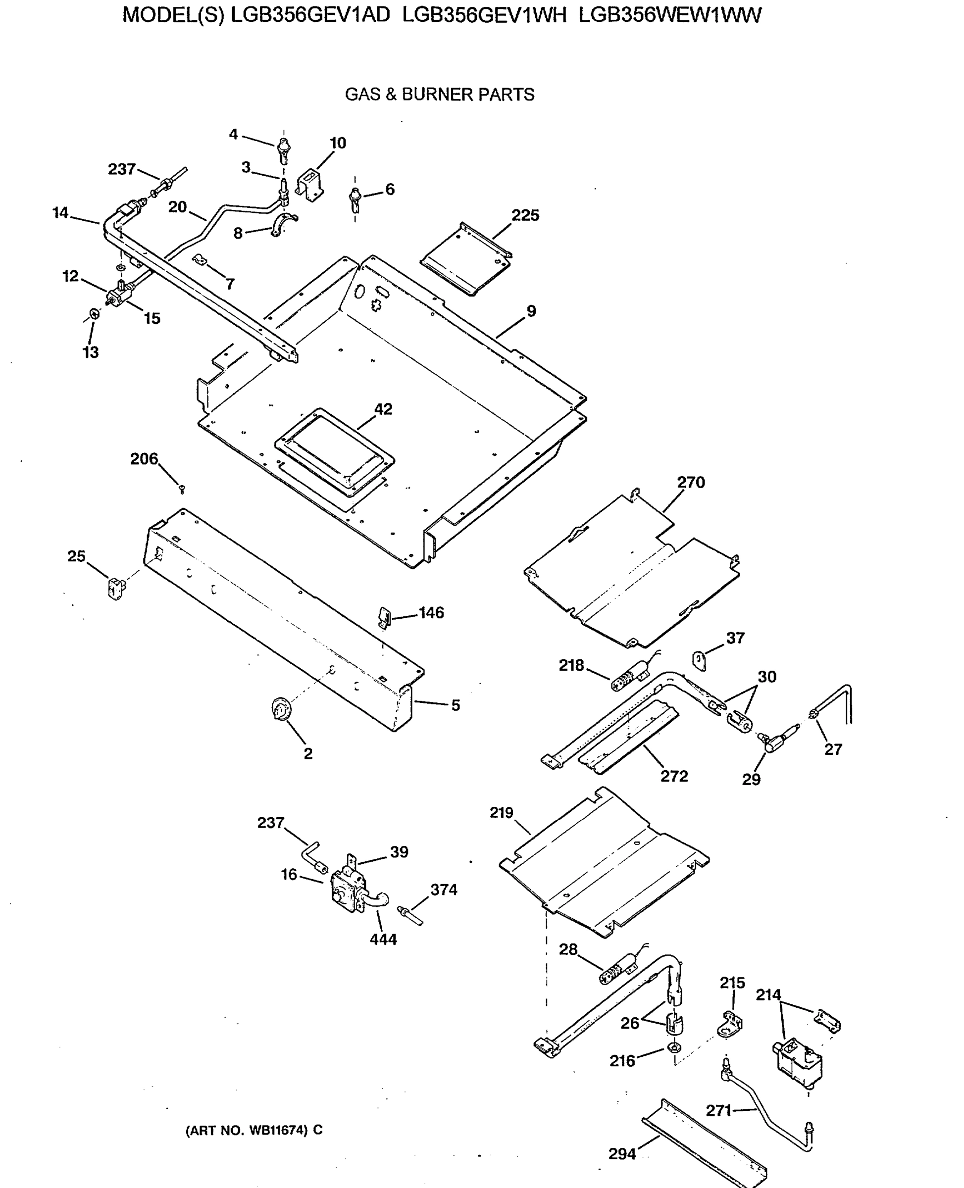 GAS & BURNER PARTS