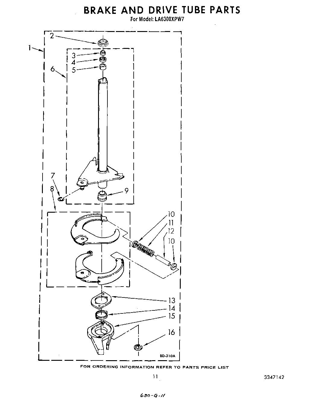 09 - BRAKE AND DRIVE TUBE