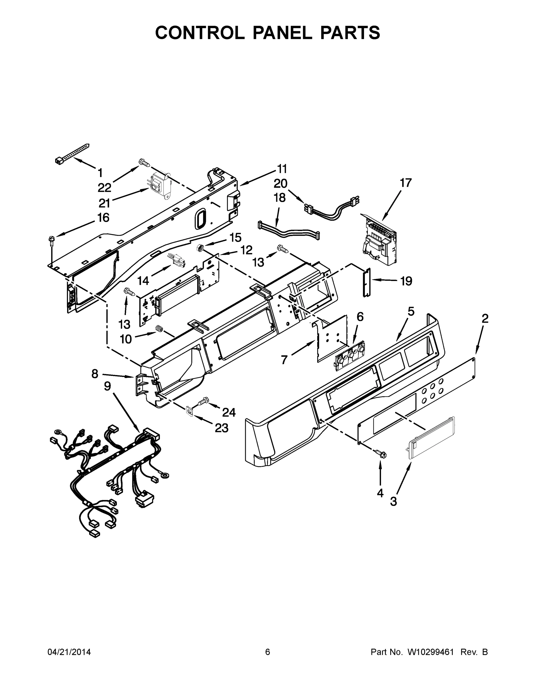 04 - CONTROL PANEL PARTS
