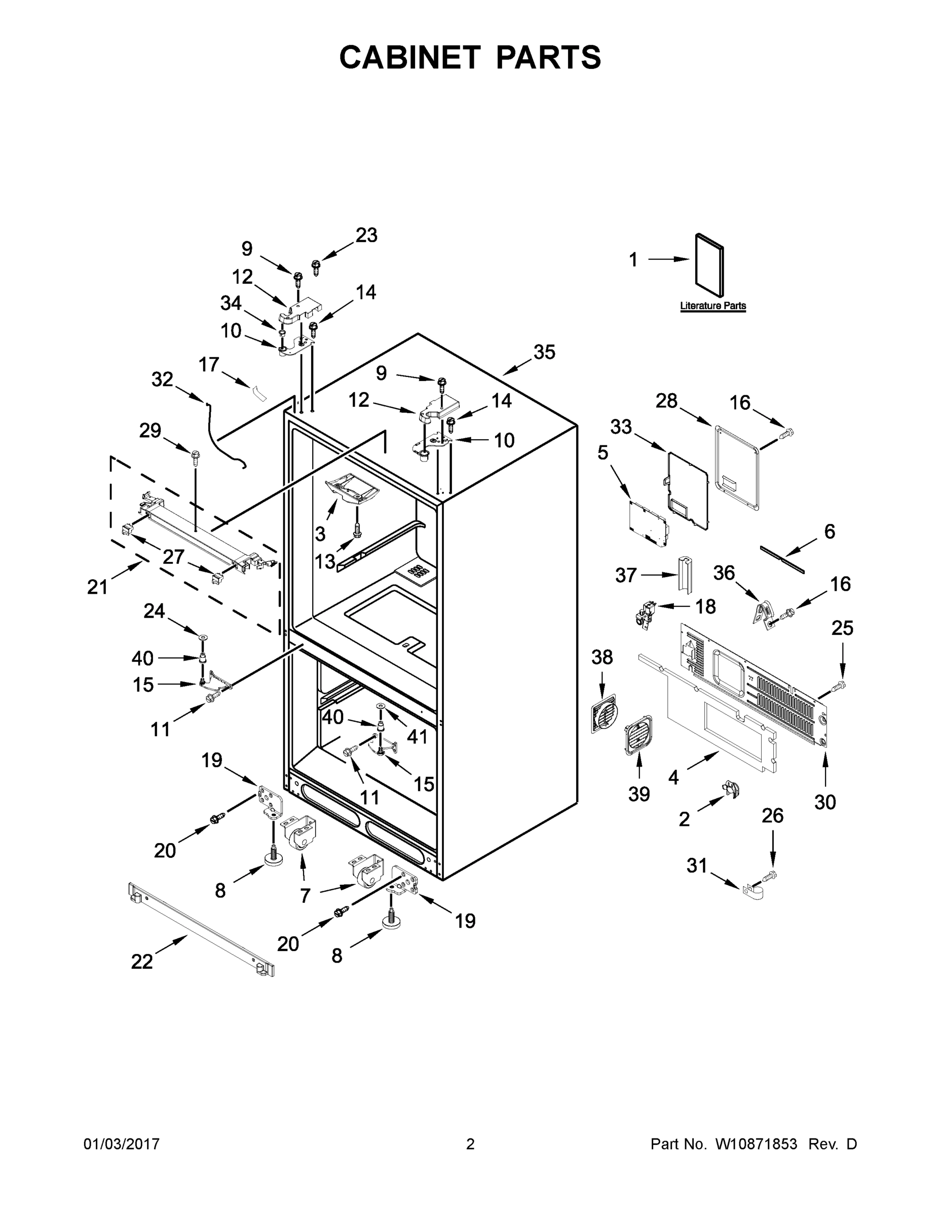 02 - CABINET PARTS