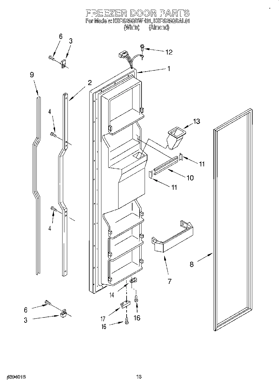 08 - FREEZER DOOR