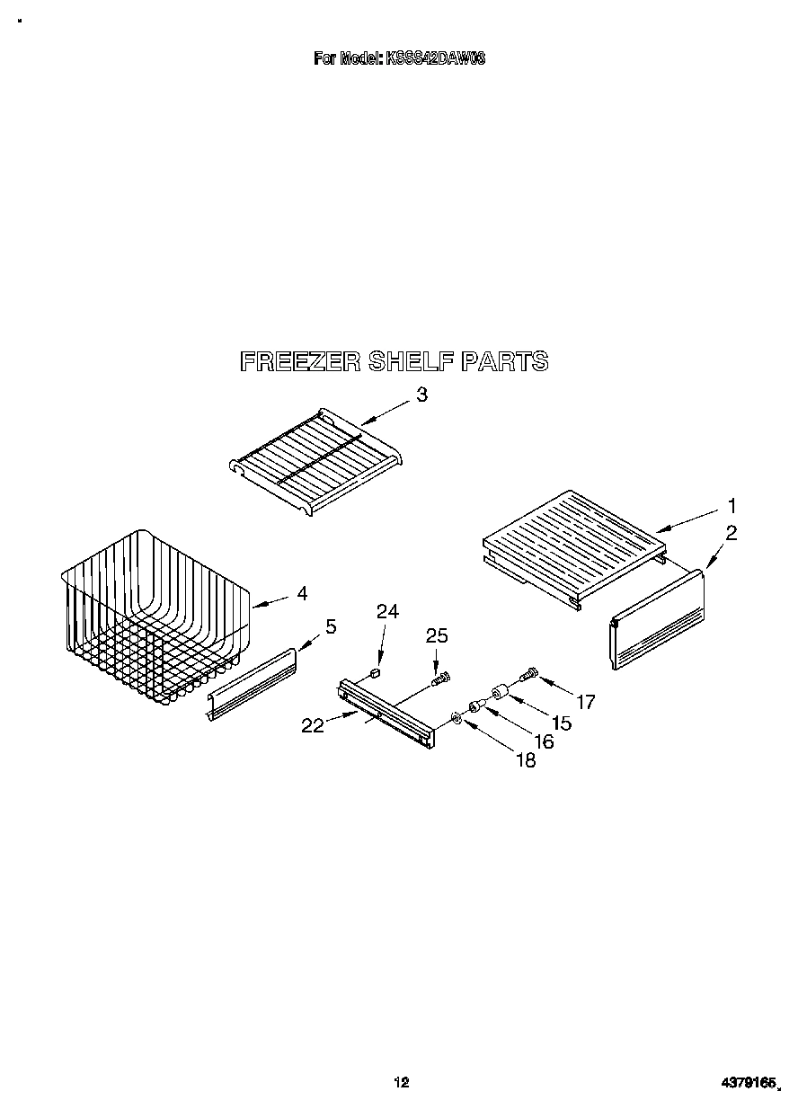 10 - FREEZER SHELF