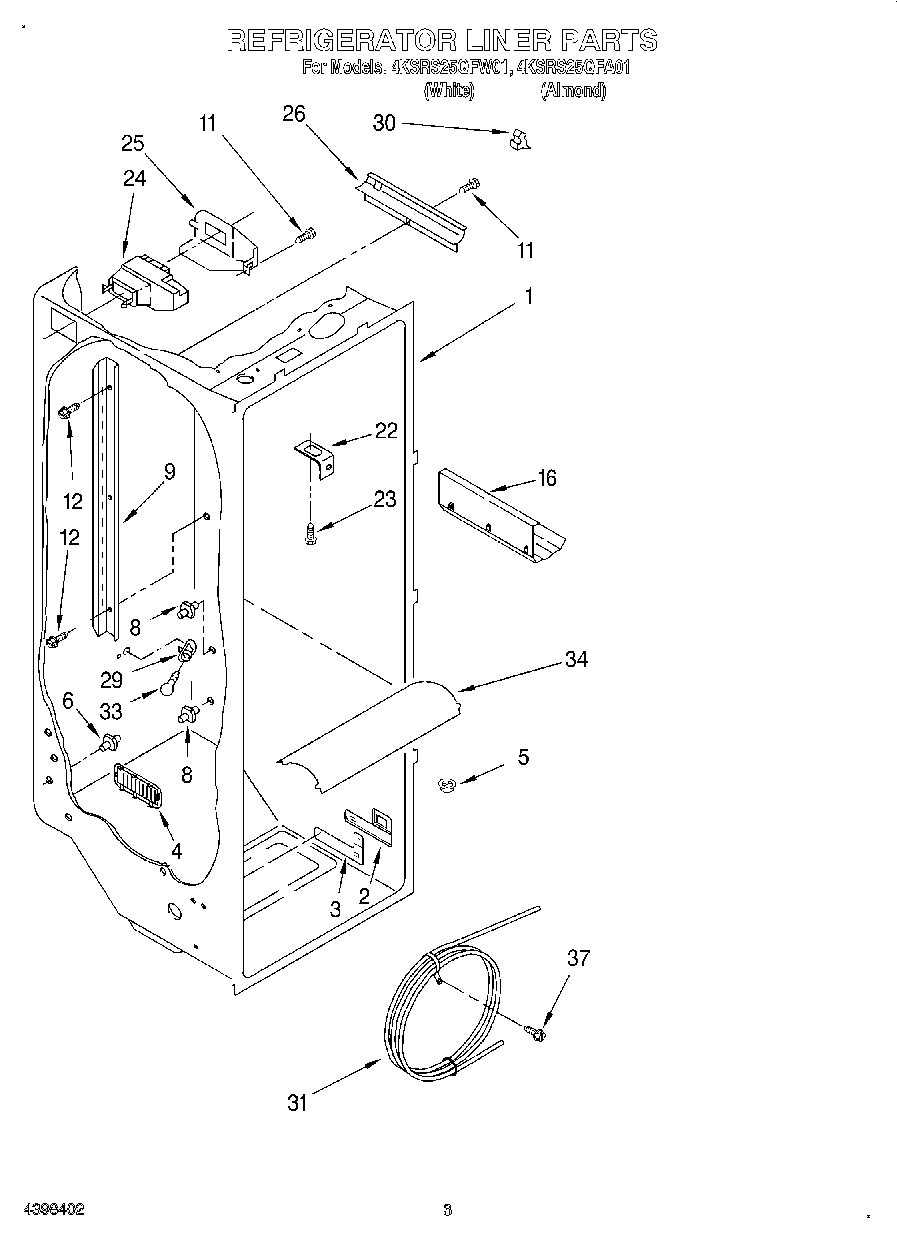 02 - REFRIGERATOR LINER