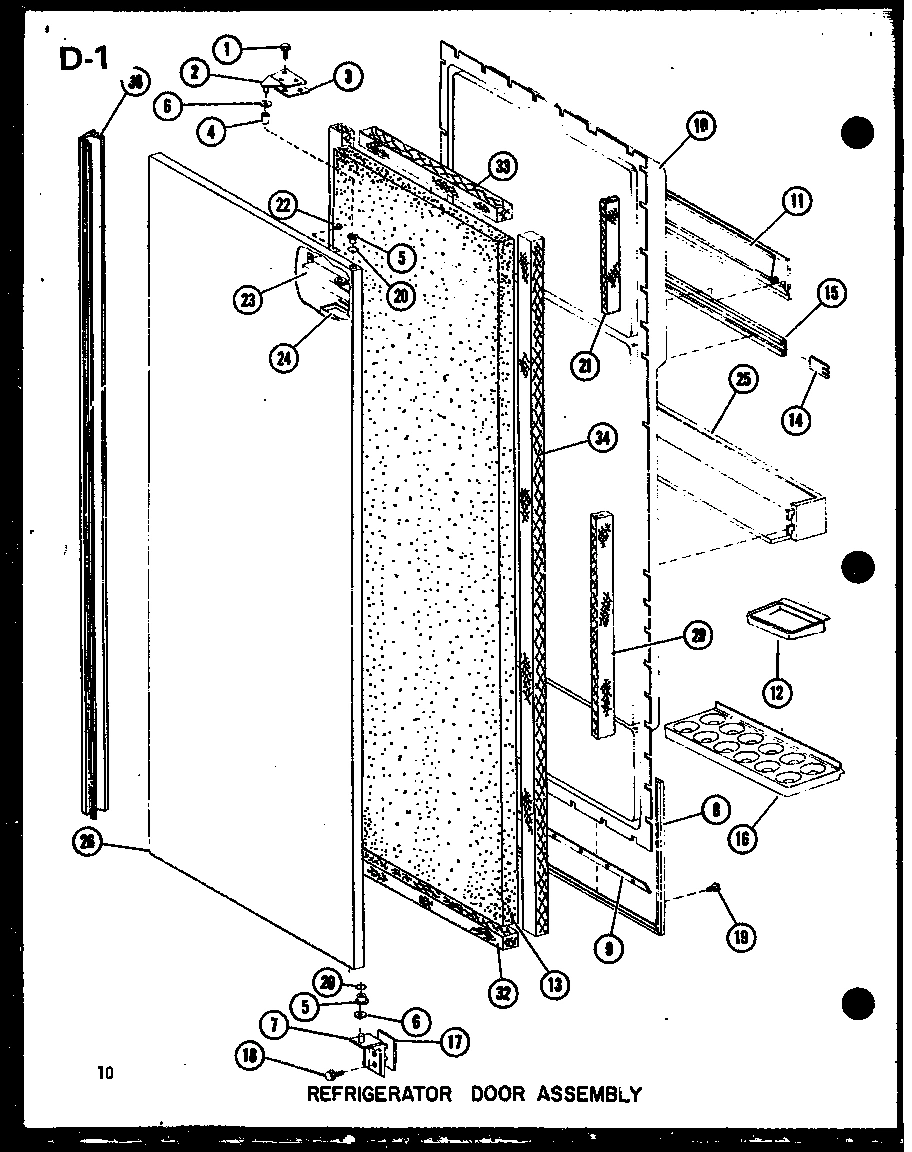 11 - REF DOOR ASSY