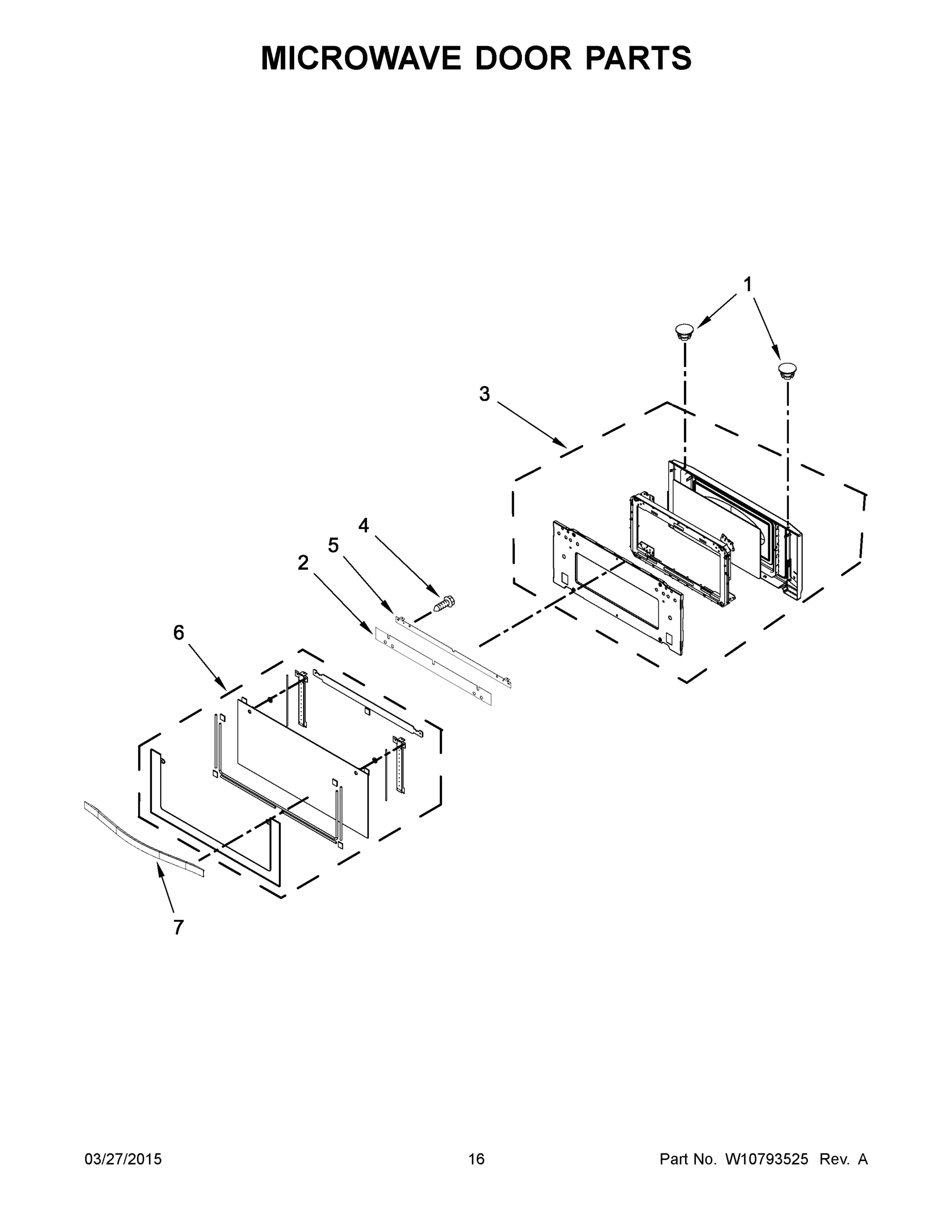 09 - MICROWAVE DOOR PARTS