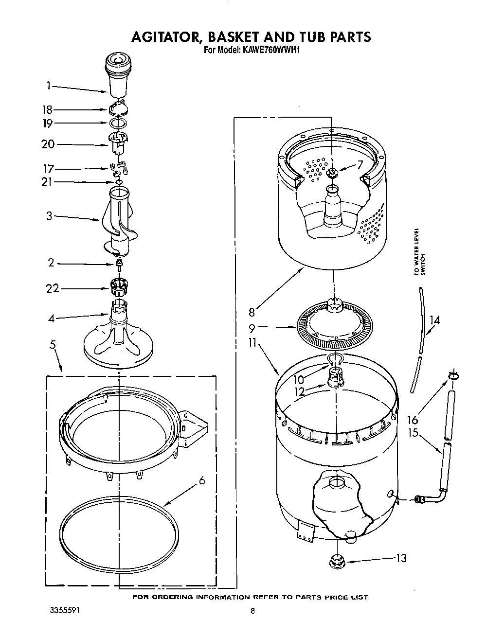 06 - AGITATOR, BASKET AND TUB