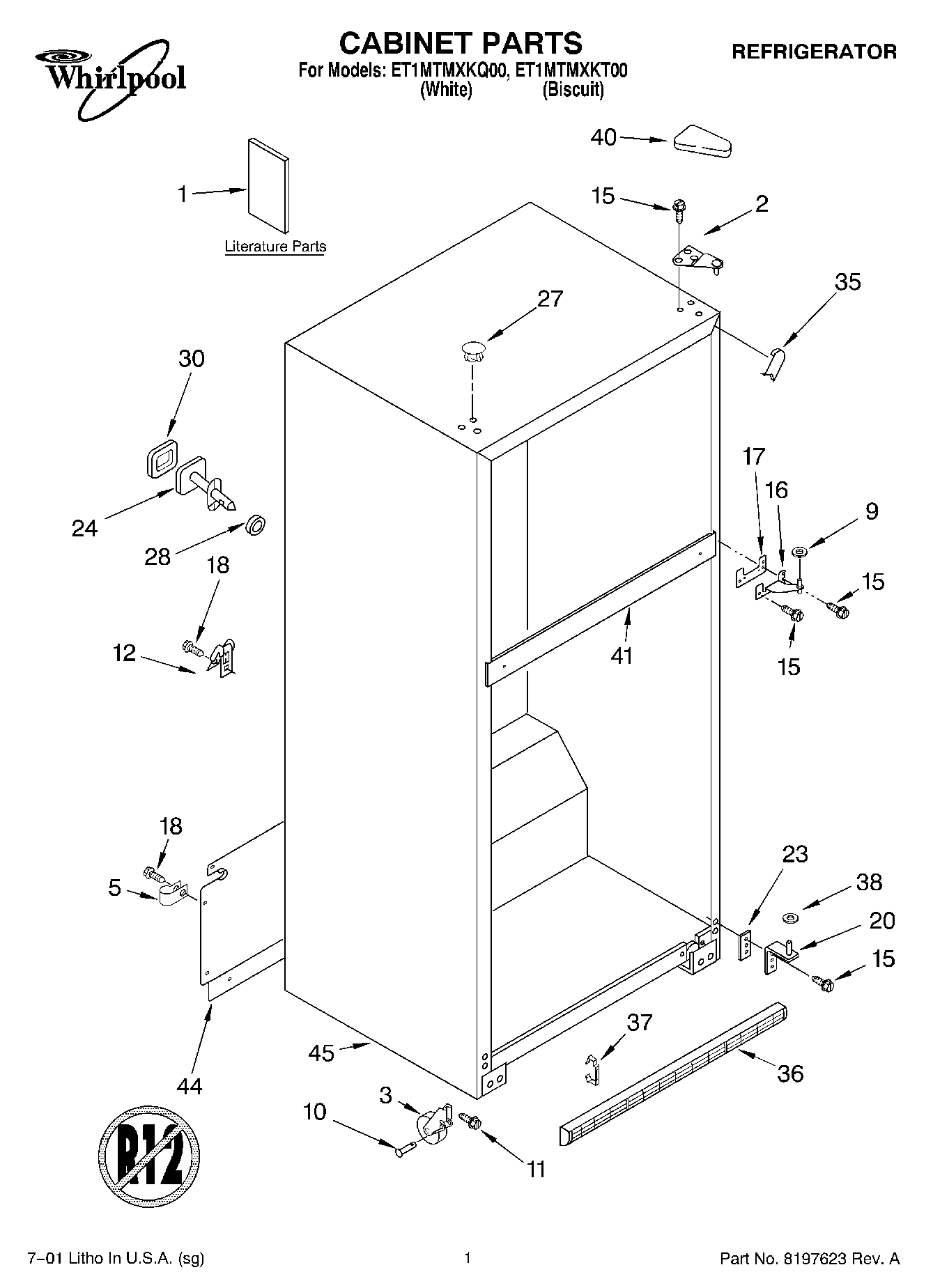 01 - CABINET, LITERATURE