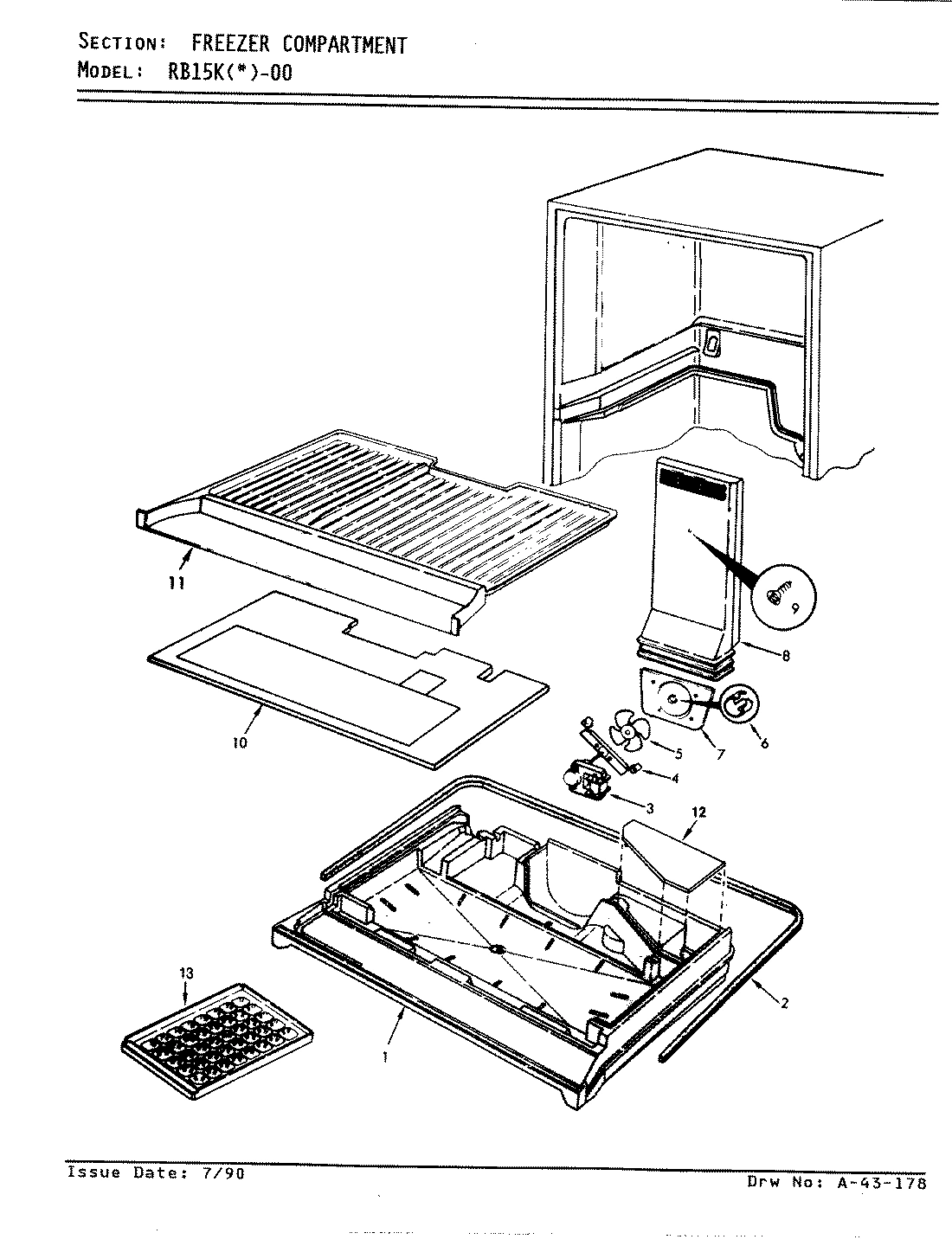 01 - FREEZER COMPARTMENT