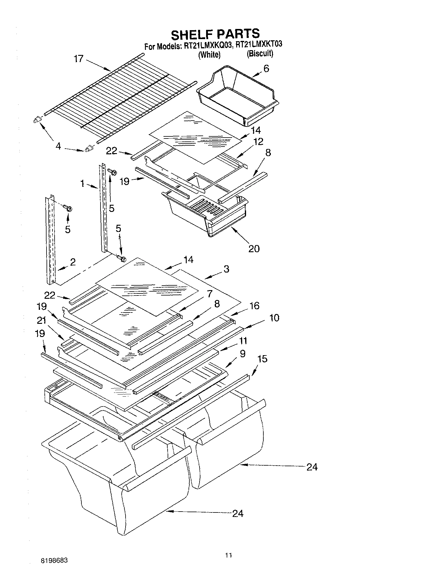 06 - SHELF PARTS, OPTIONAL PARTS