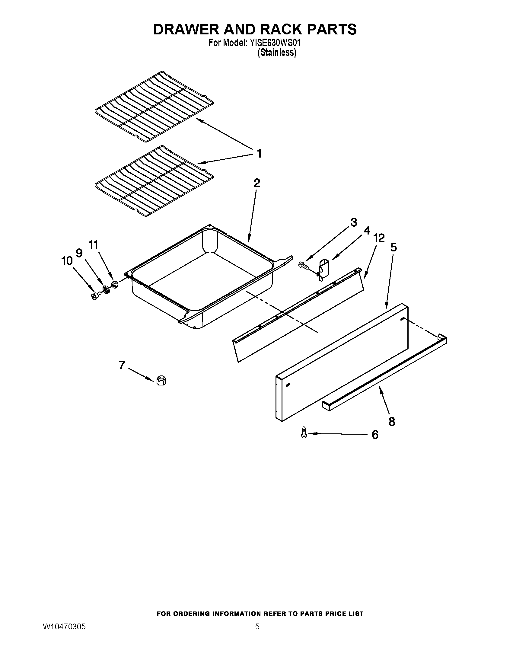 04 - DRAWER AND RACK PARTS