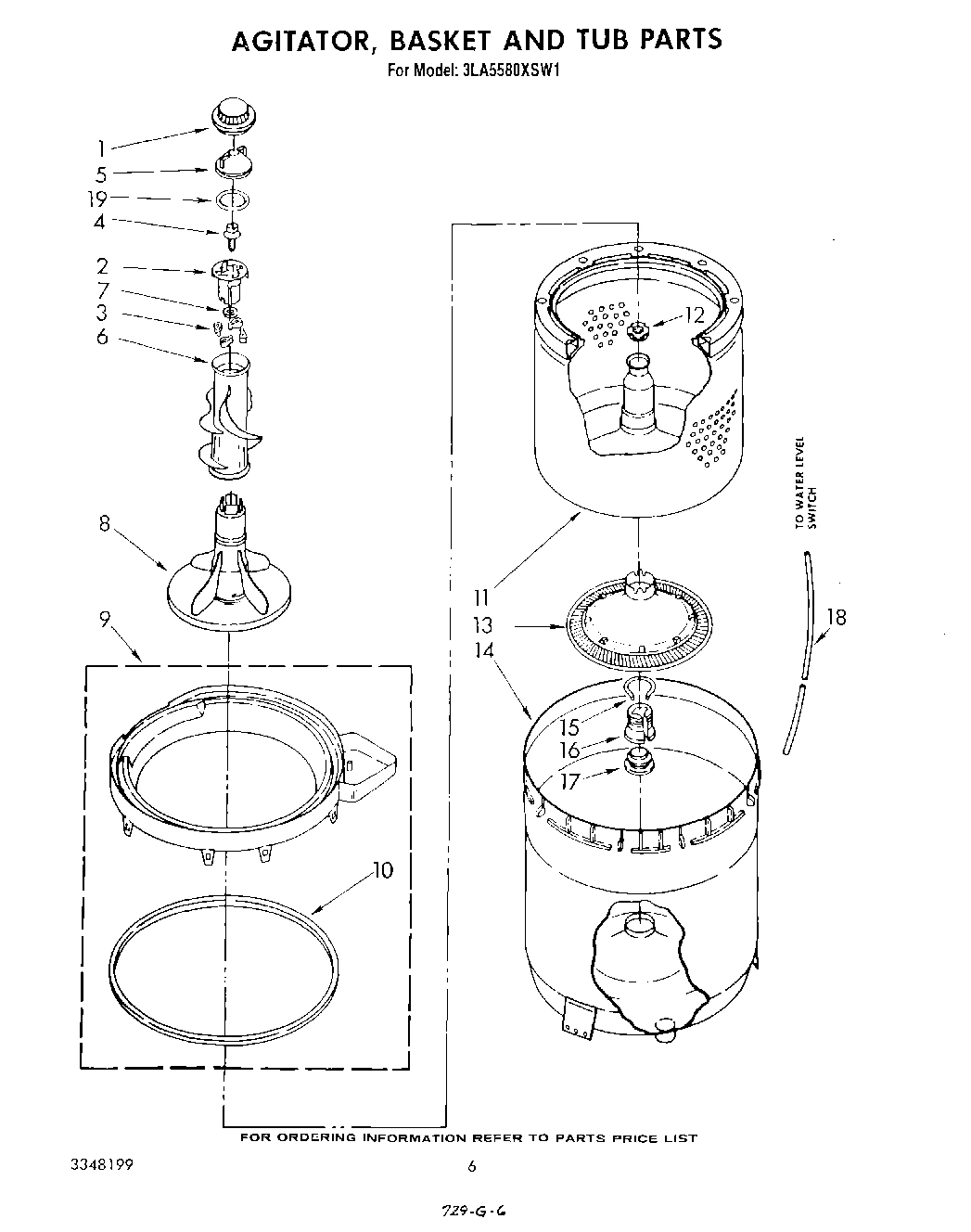 04 - AGITATOR, BASKET AND TUB