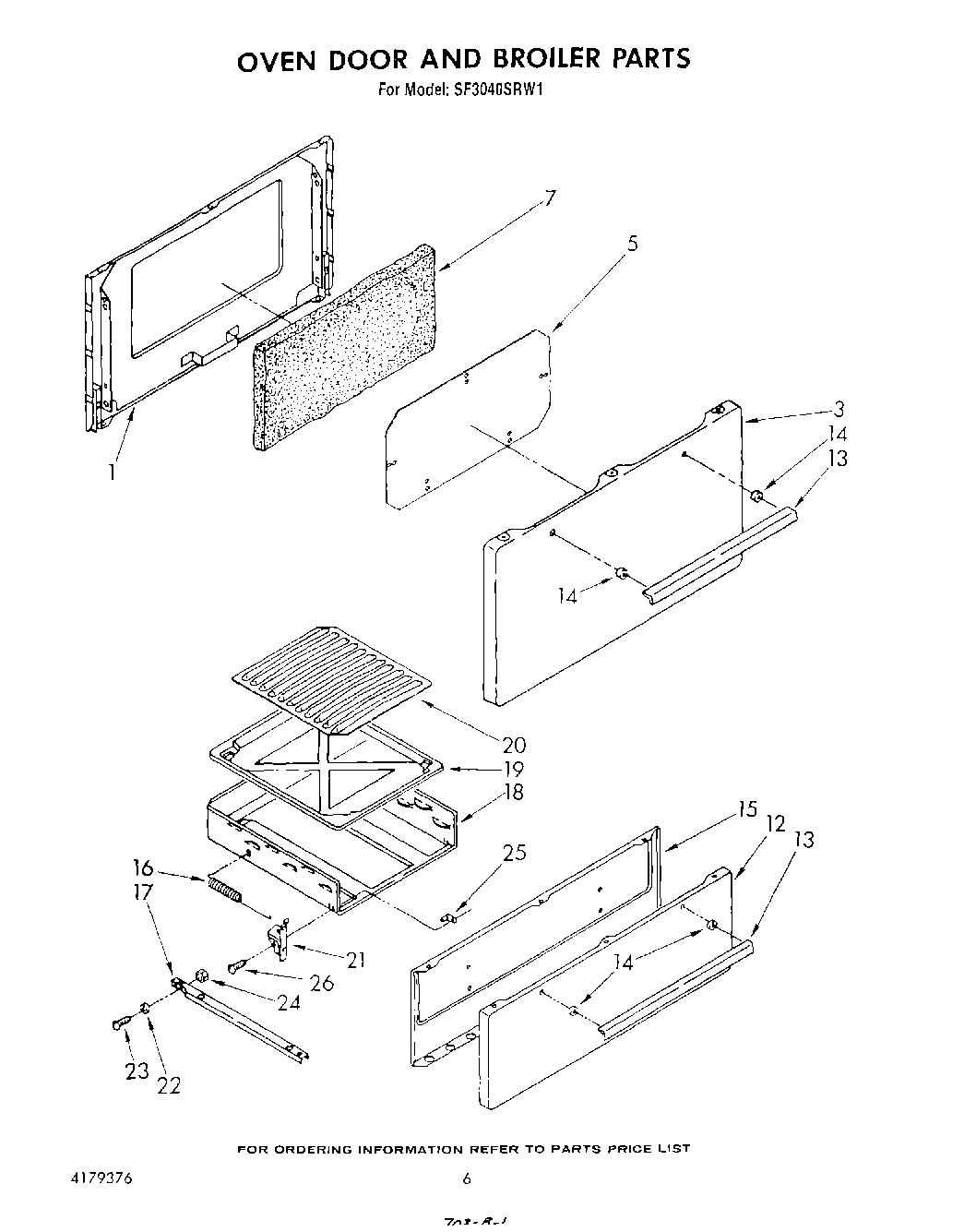 05 - OVEN DOOR AND BROILER