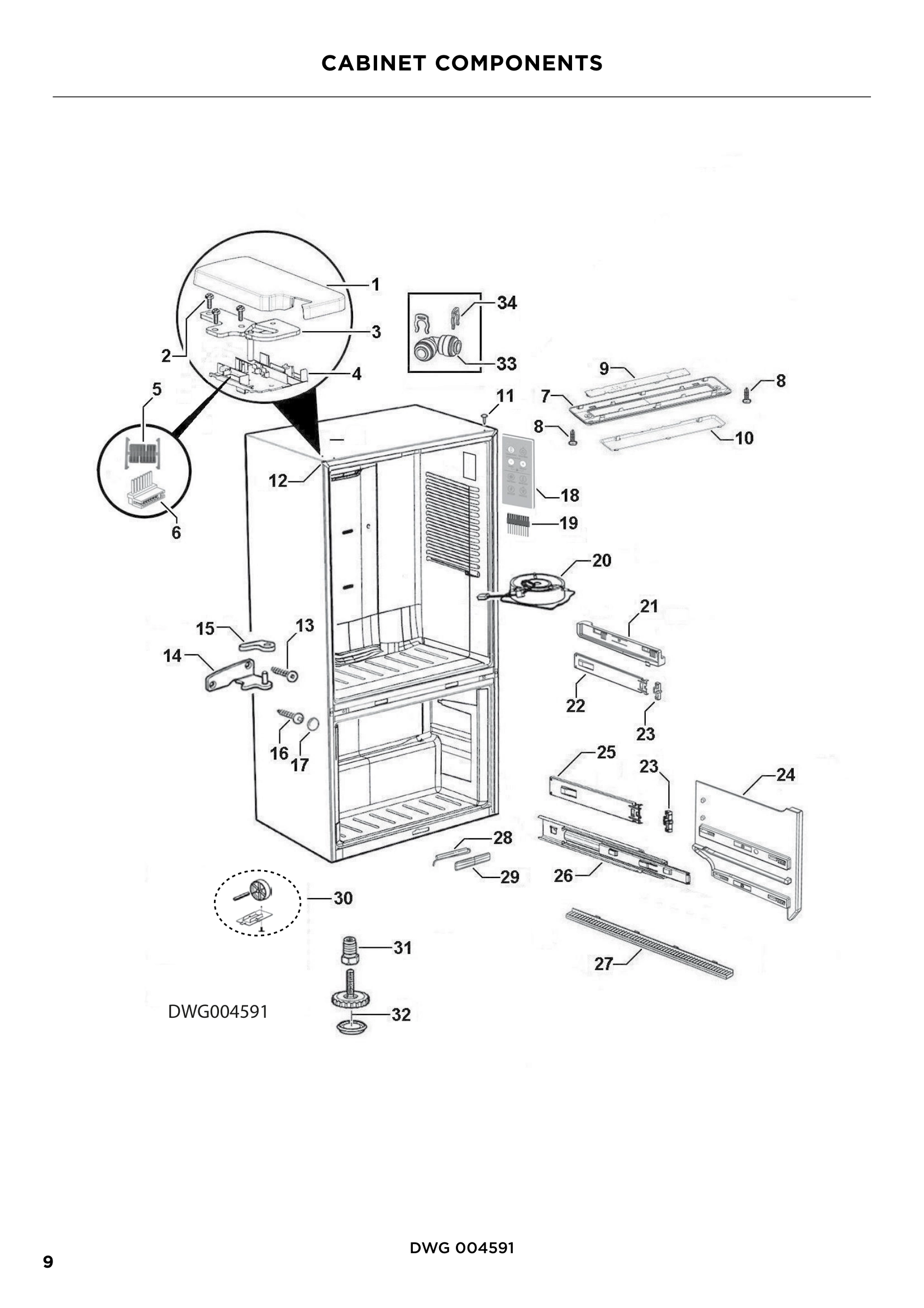 CABINET COMPONENTS